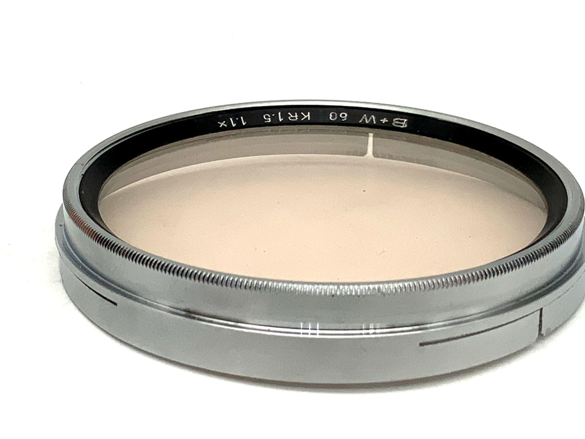 Filtre correcteur B+W KR1.5 1,1x à enfiler, filetage de 60 mm