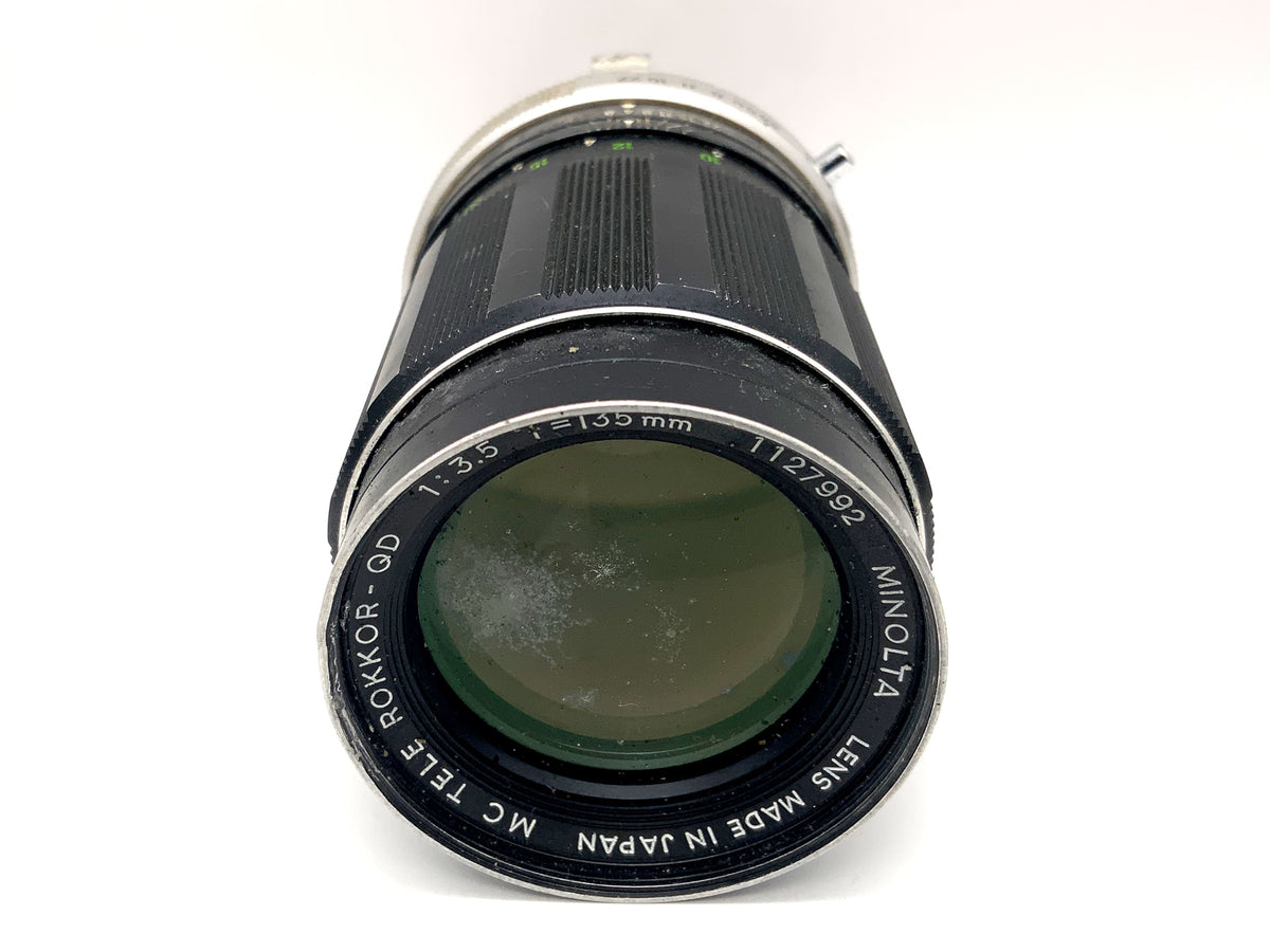 Minolta MC Tele Rokkor-QD 135mm 1:3.5 Objektiv Festbrennweite (Minolta MD) Pilz!