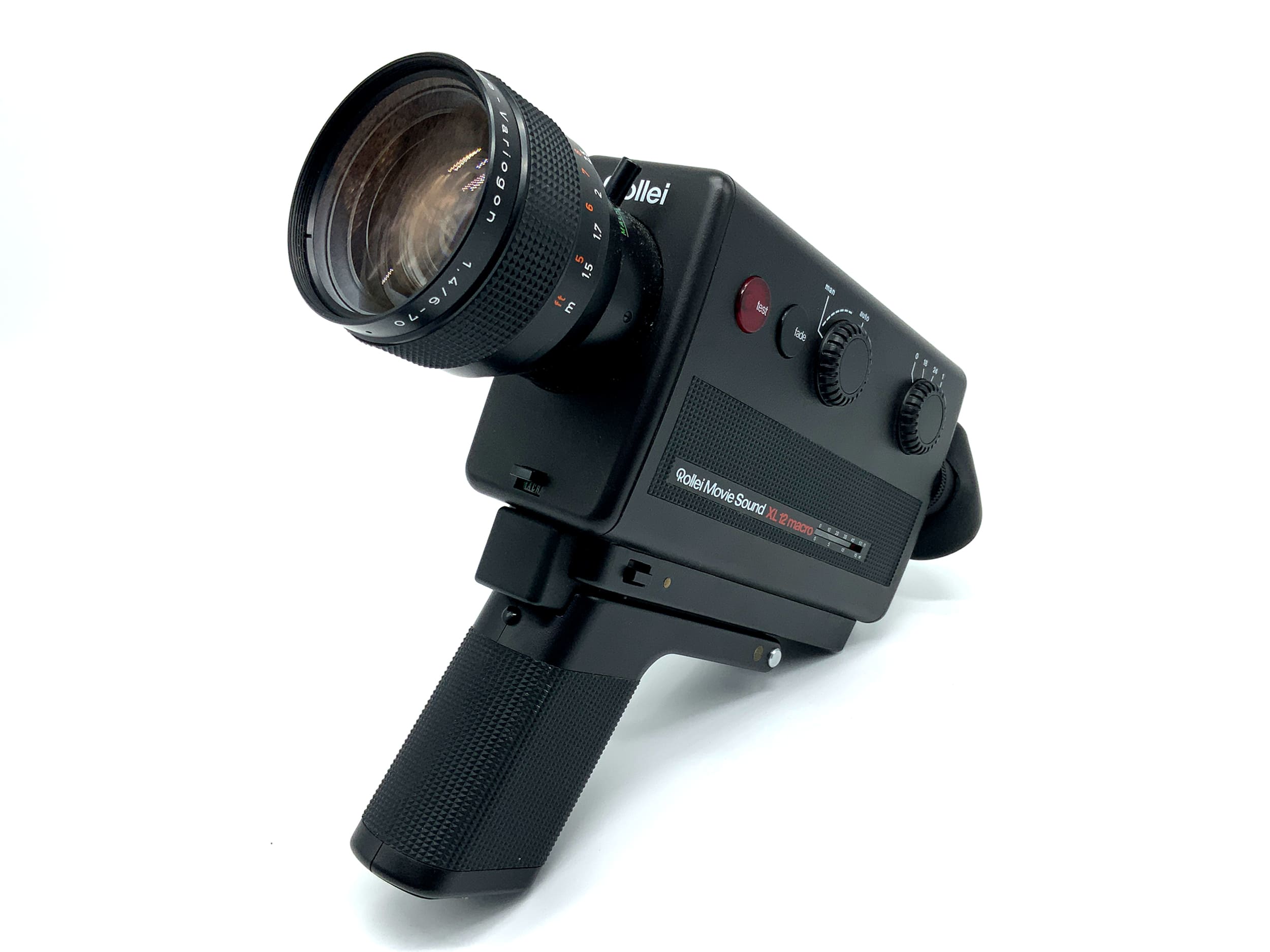 Caméra macro Rollei Movie Sound XL 12, objectif Macro-Variogon 6-70 mm f/1.4 Super 8