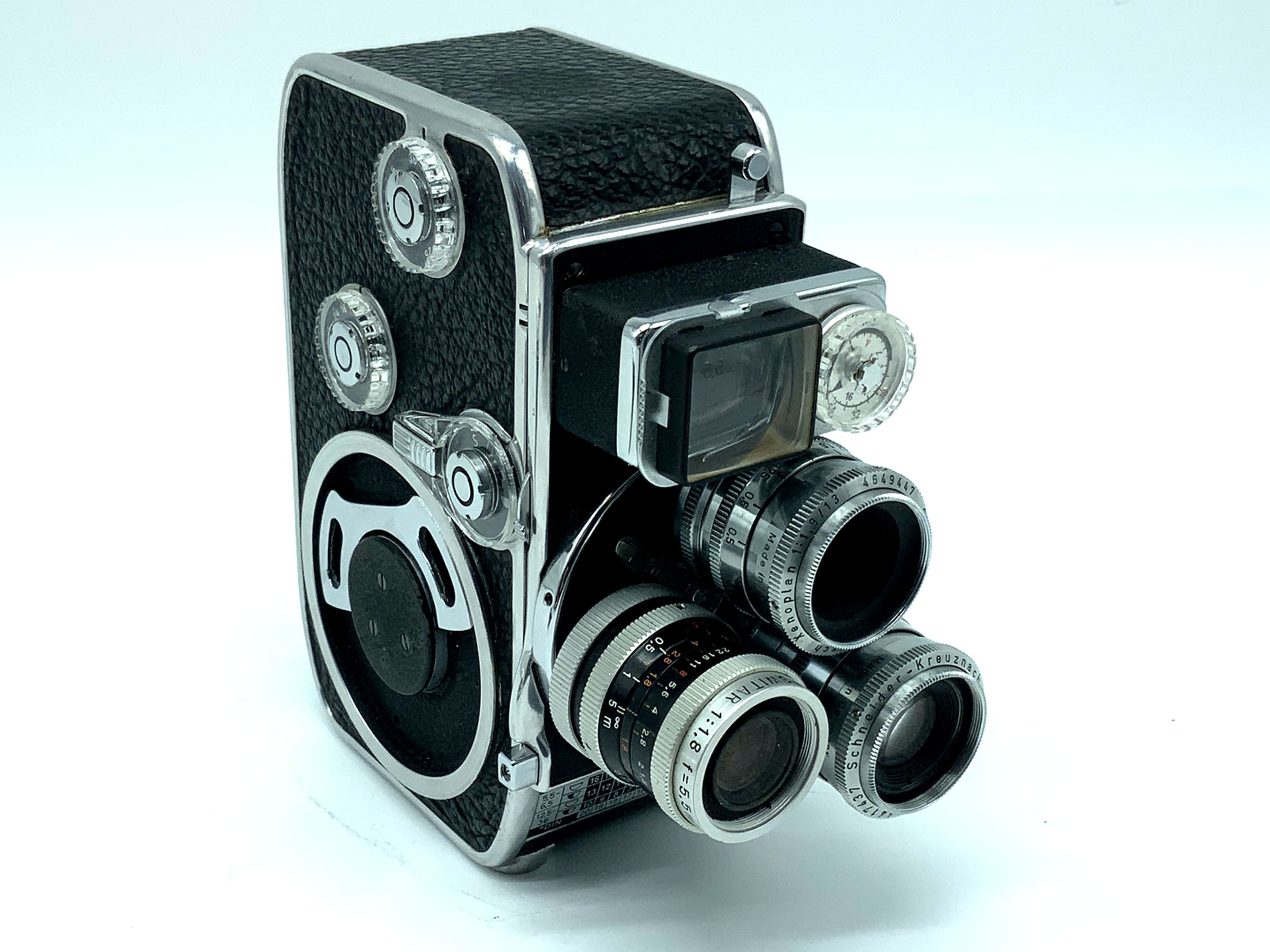 Caméra Bolex D8L avec Xenar Xenoplan Switar Super 8