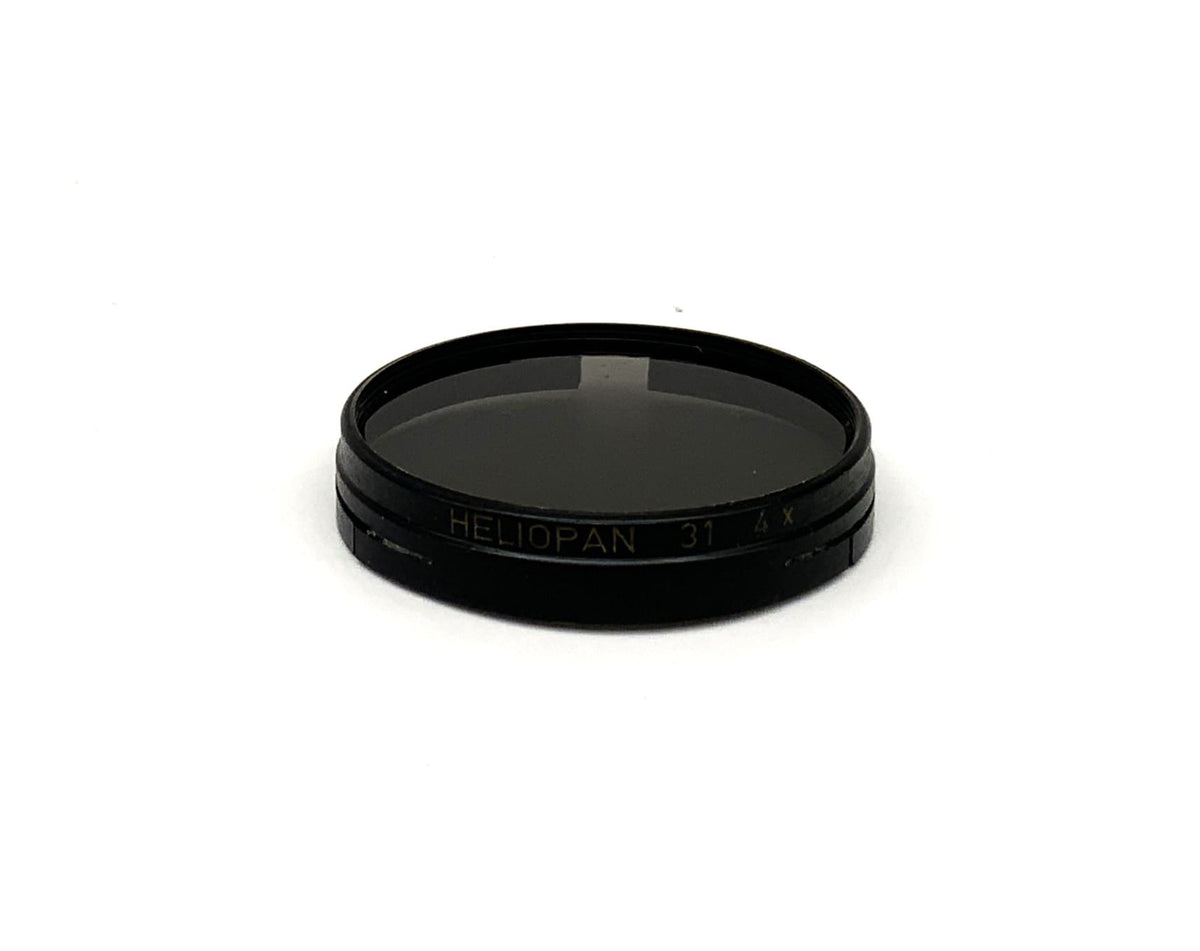Heliopan gray filter 4x -2 plug-in filter slip-on filter 31mm filter thread