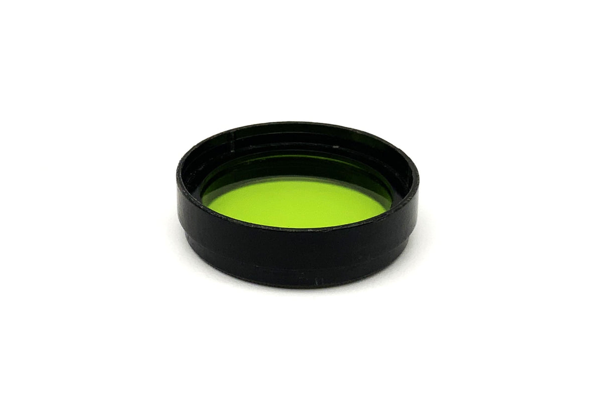 Green color filter/slip-on filter, 32mm circular