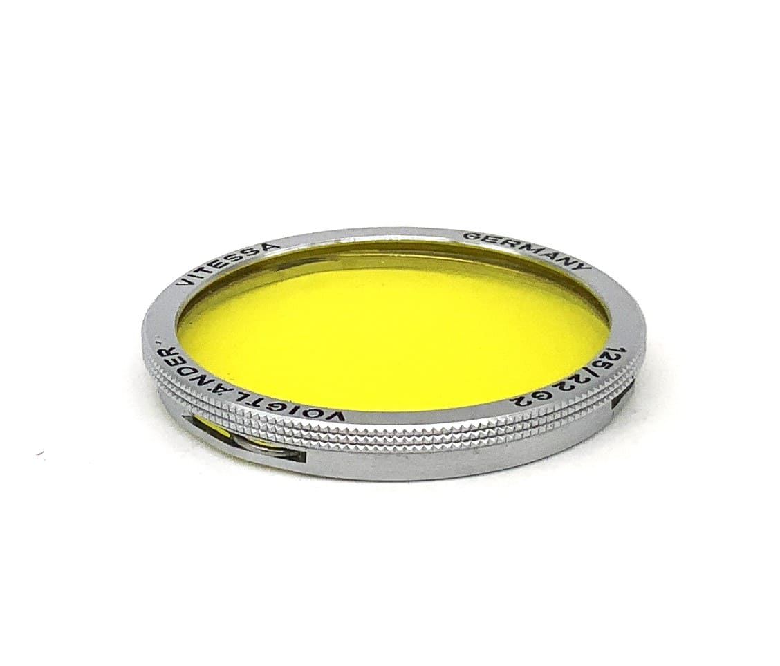 Voigtländer color filter 125/22 G2 Yellow Vitessa circular filter thread