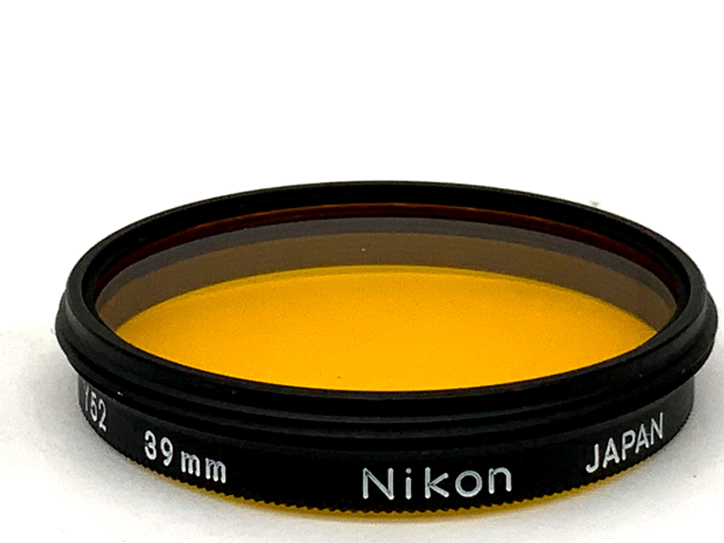 Filtre jaune Nikon Y52 pour Reflex-Nikkor 1:8 500 mm, 39 mm