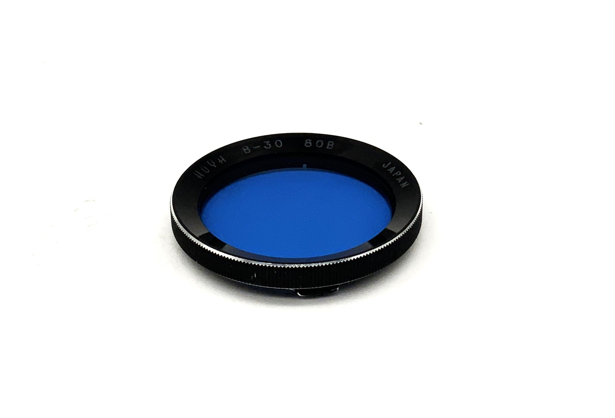 Filtre de couleur bleu Hoya 80B à baïonnette B-30, filetage du filtre B-30