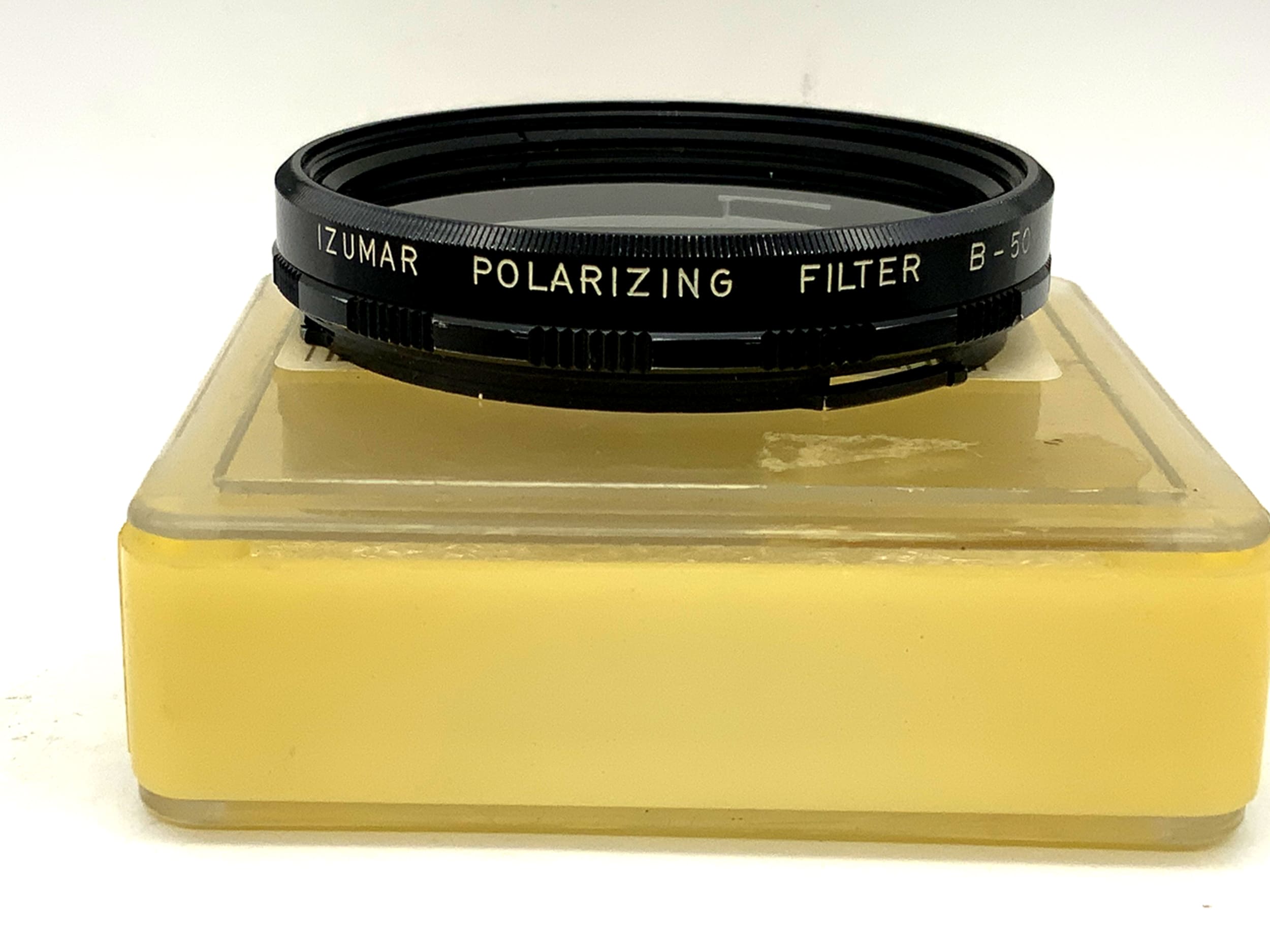 Filtre polarisant Izumar à baïonnette 50, filtre circulaire B-50