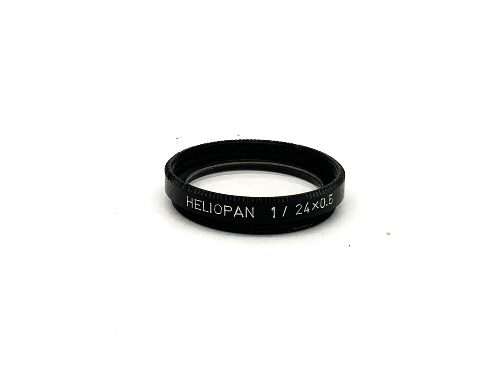 Objectif macro Heliopan 1/24x0,5, filtre circulaire 24 mm