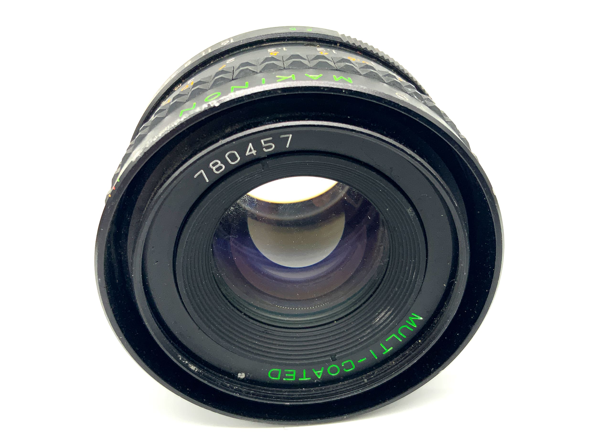 Makinon Auto 50mm 1:1.7 Objektiv Festbrennweite (Pentax K) Pilz!