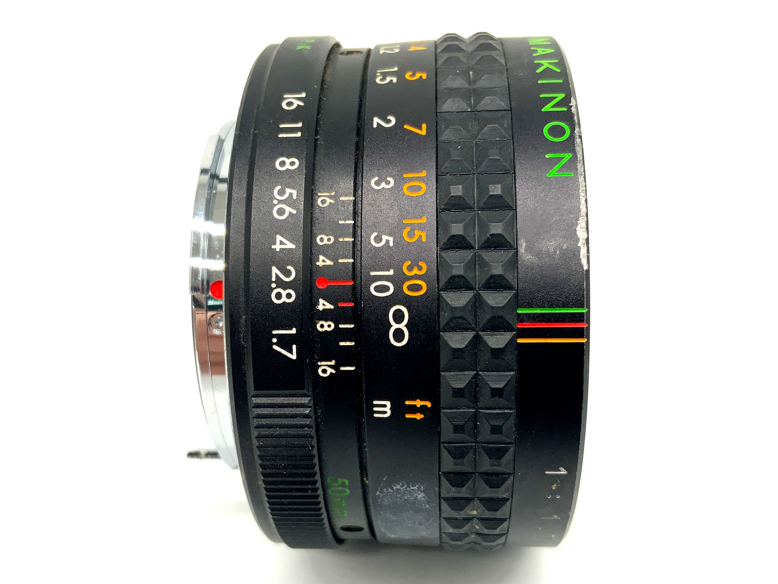 Makinon Auto 50mm 1:1.7 Objektiv Festbrennweite (Pentax K) Pilz!