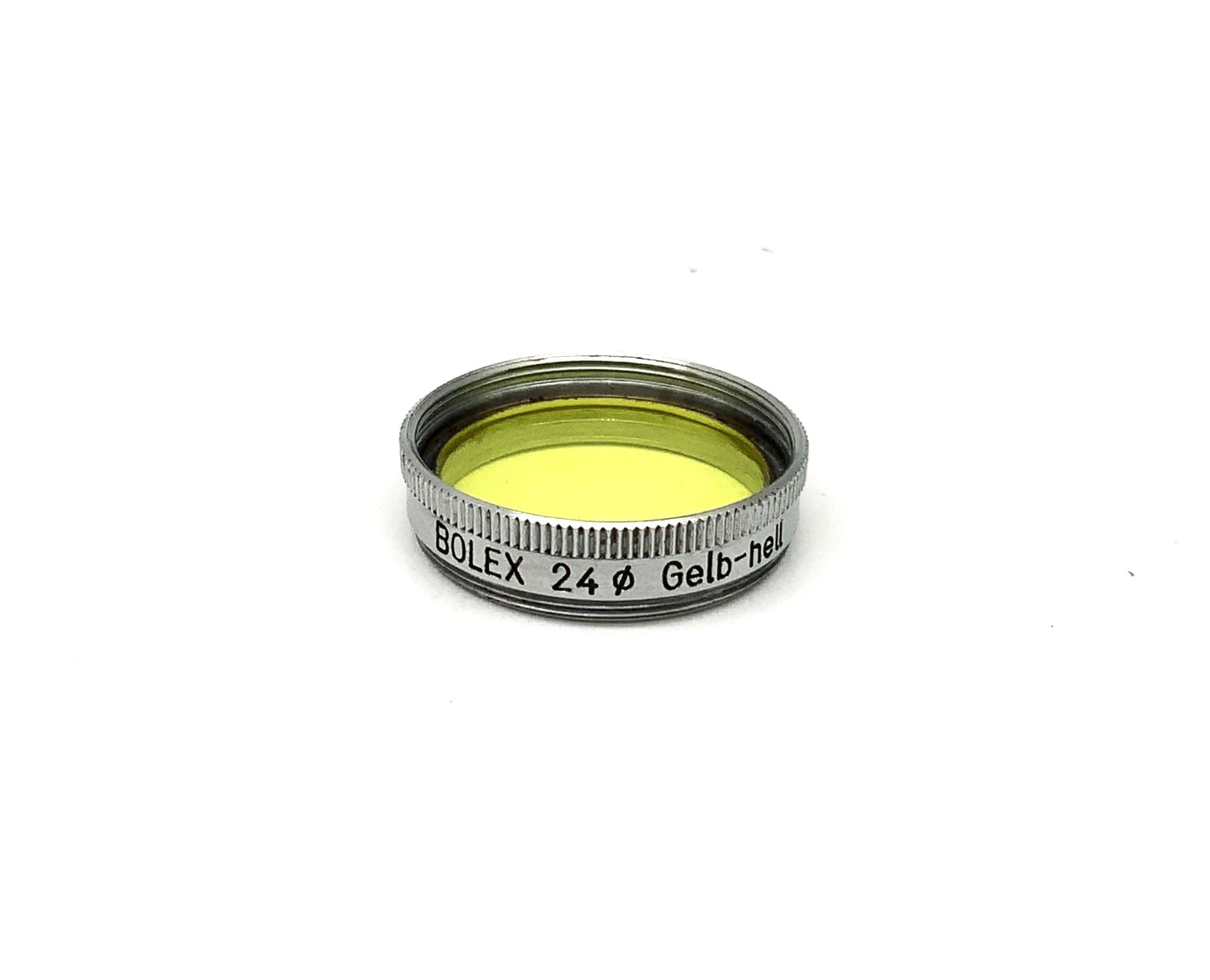 Filtres de couleur Bolex, jaune clair, lot de 2, filetage circulaire de 24 mm