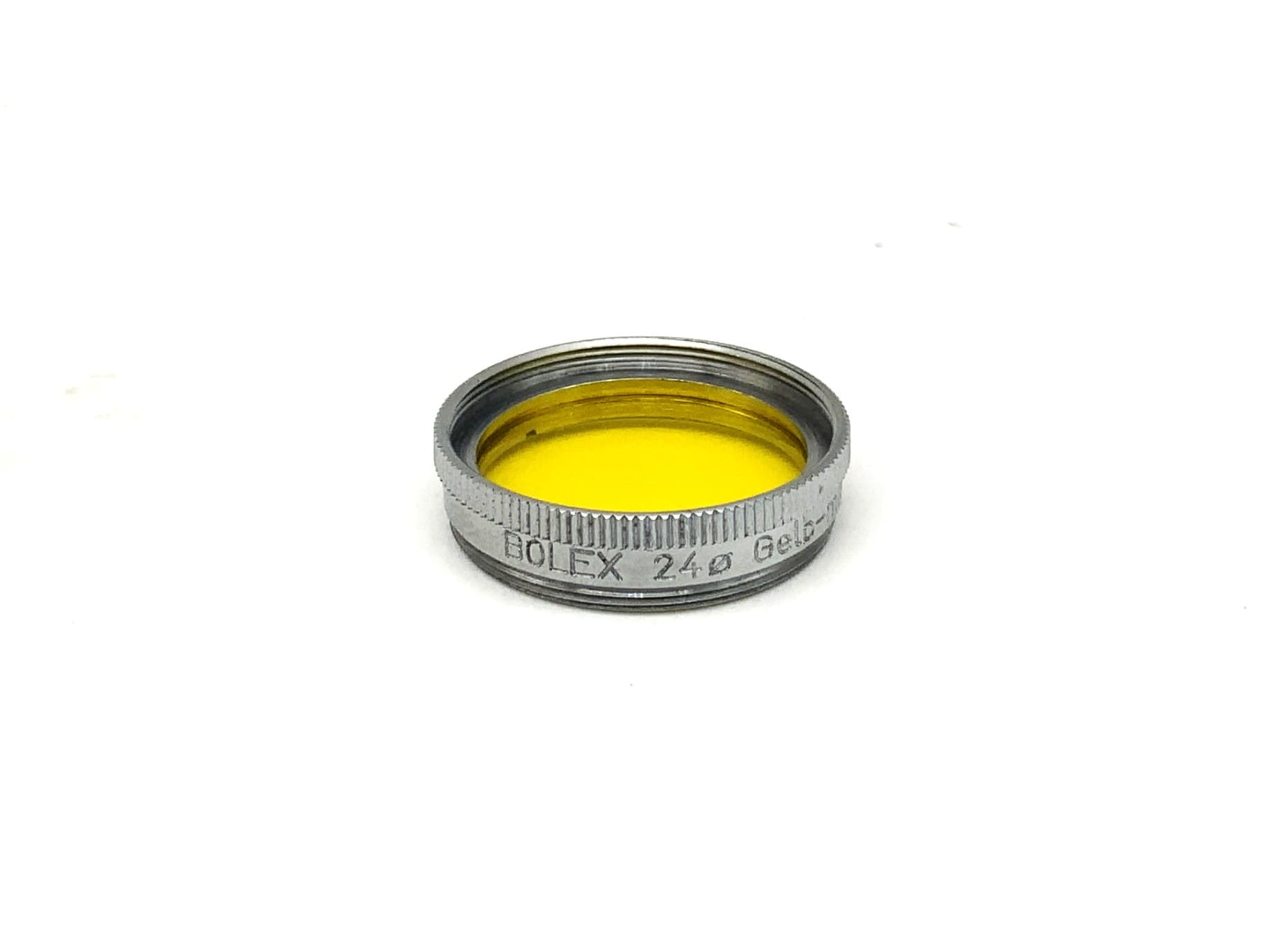 Filtres de couleur Bolex, jaune moyen, lot de 3, filetage circulaire de 24 mm