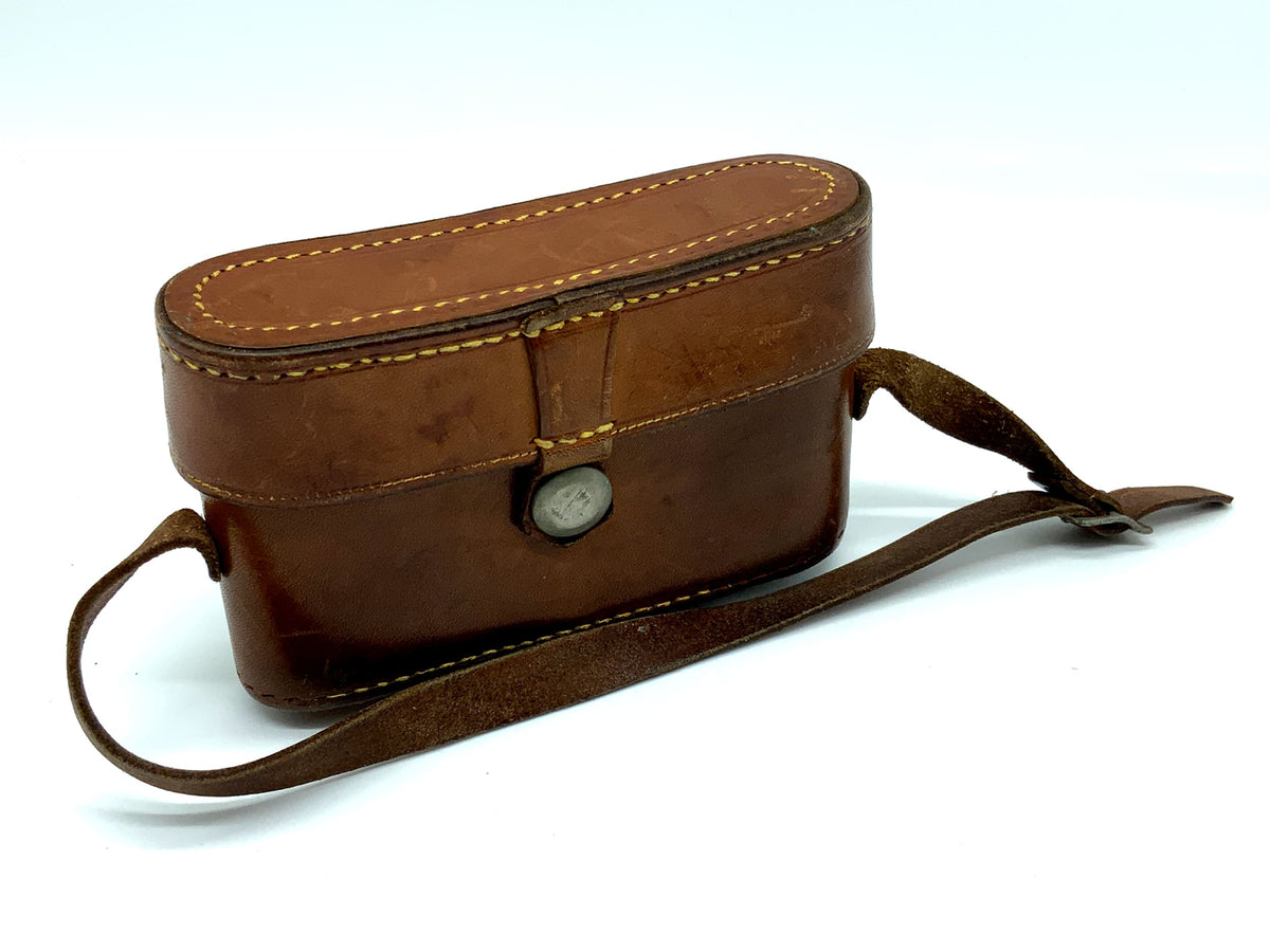 Étui pour appareil photo Meopta Optema II Ready, en cuir marron, sac à main