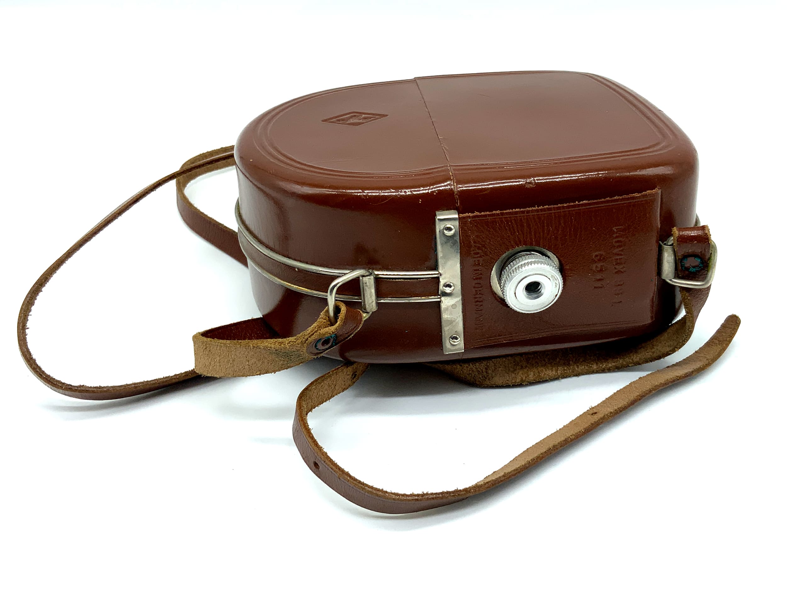 Sac Agfa Movex 88 Ready Bag marron, étui rigide Movex 88L pour appareil photo