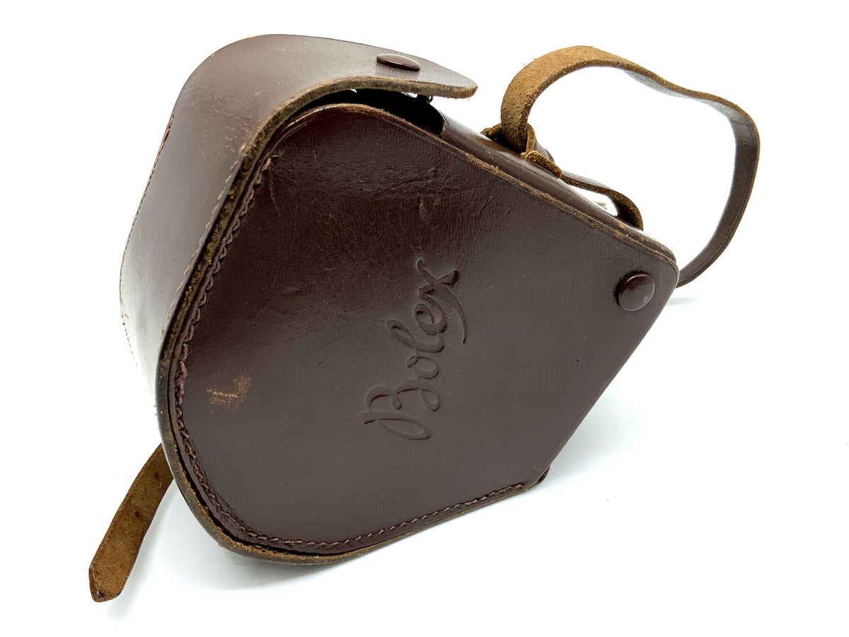 Sacoche rigide en cuir marron pour appareil photo Bolex L8 Ready Bag