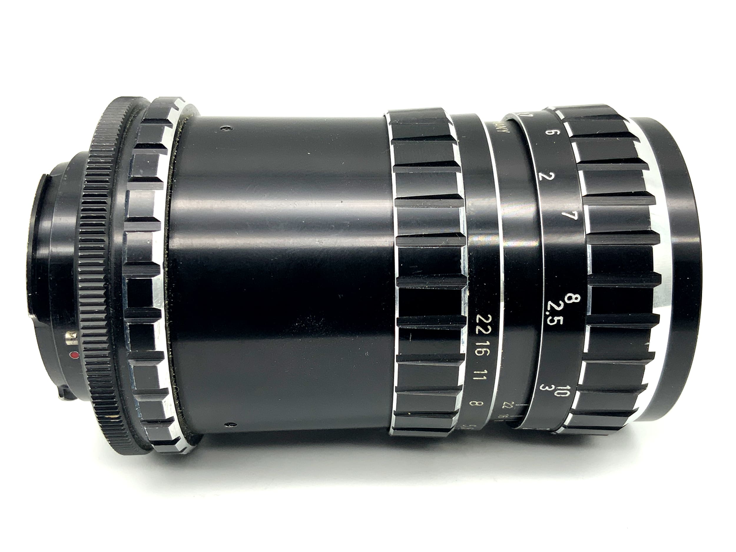 Objectif Isco Göttingen 100mm 1:4, objectif Isconar à focale fixe (Exa)