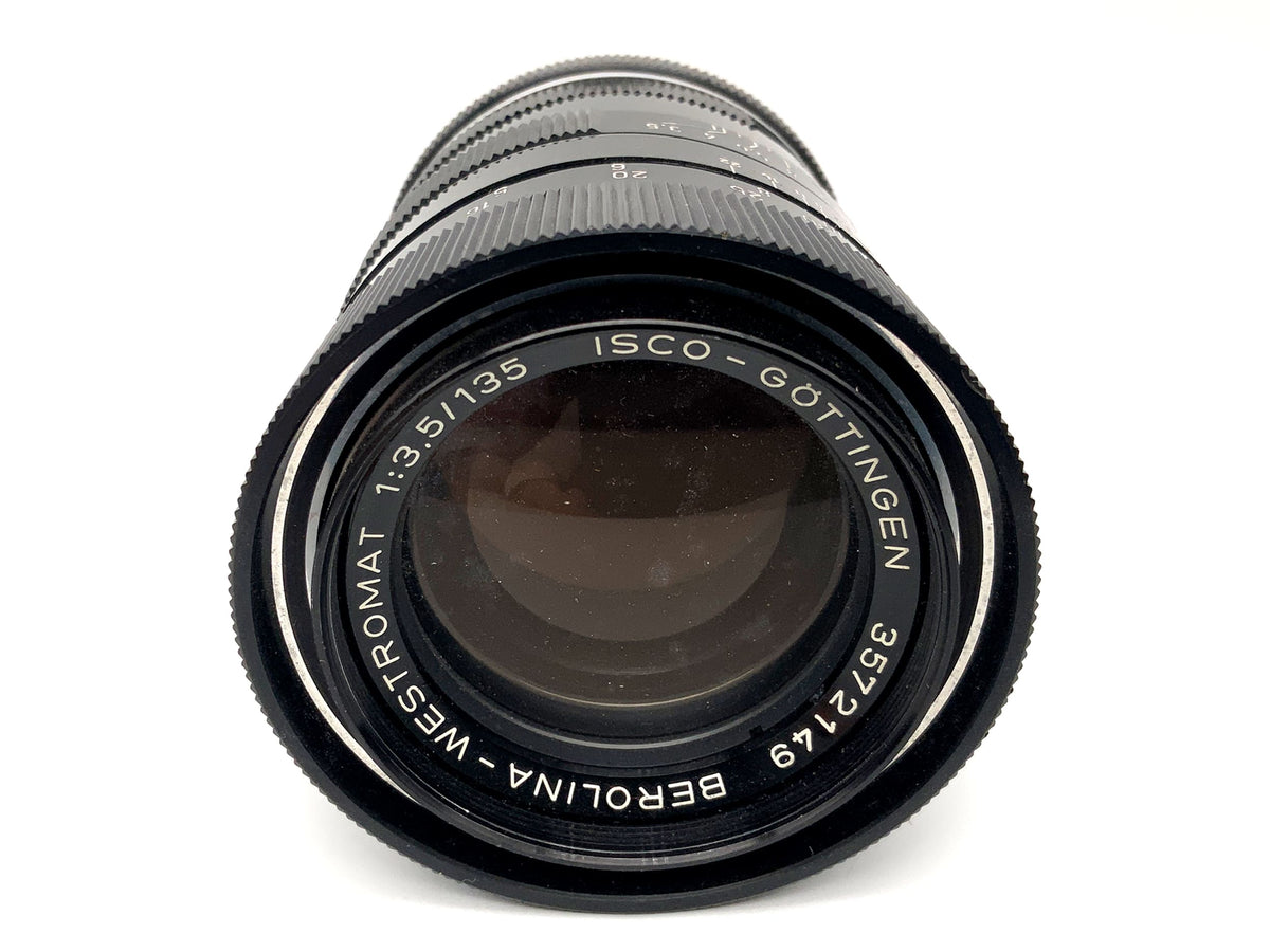 Isco Göttingen Berolina Westromat 135mm 1:3.5 Objektiv Festbrennweite (M42) Pilz