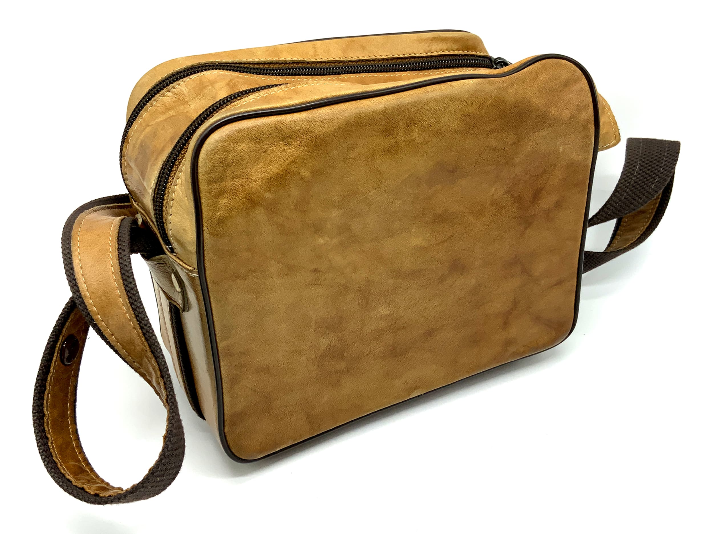 Sac bandoulière Leica M en cuir nappa beige de vachette 14840