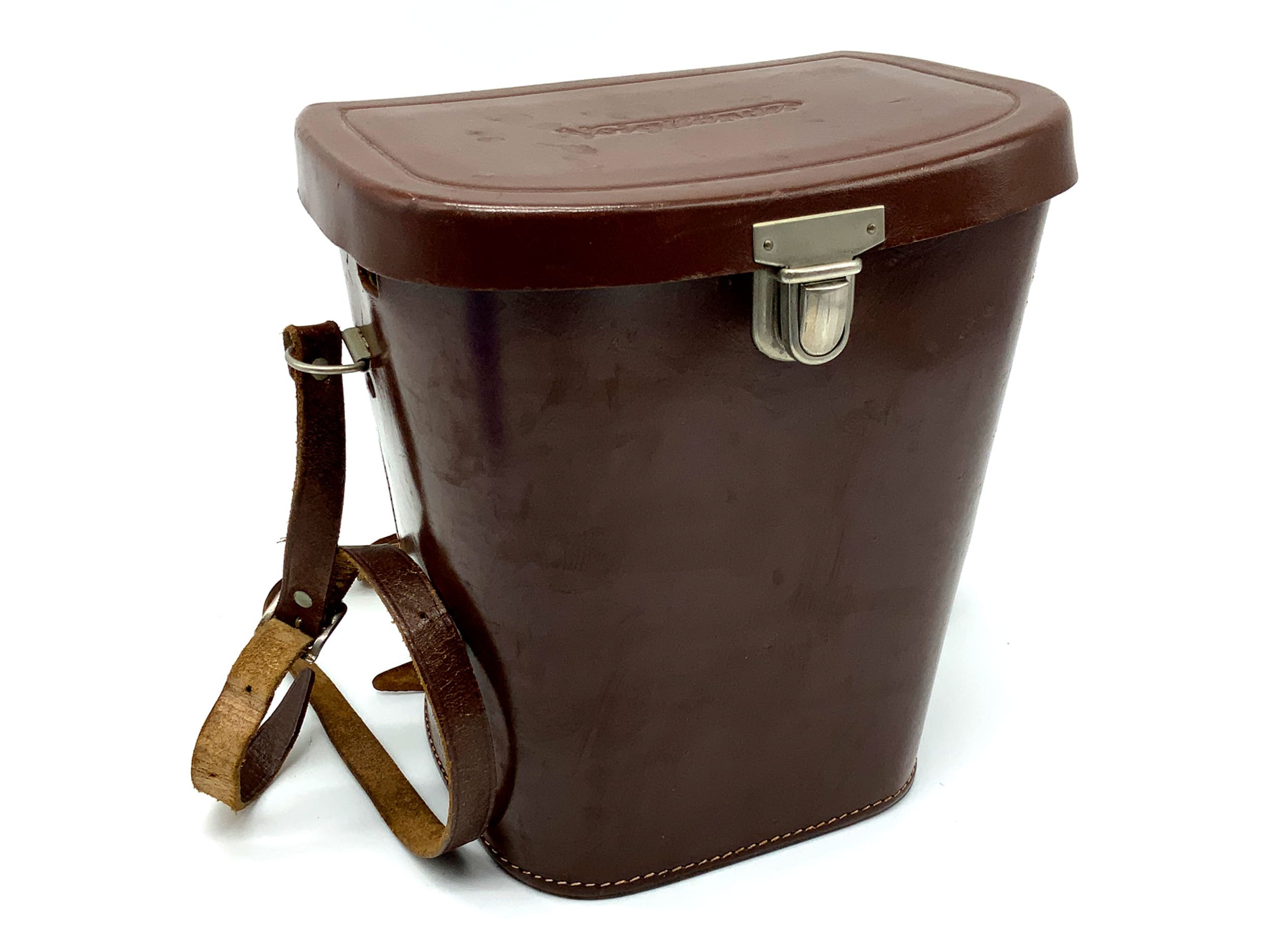 Sac Voigtländer Bessamatic Ready, étui en cuir marron, étui long