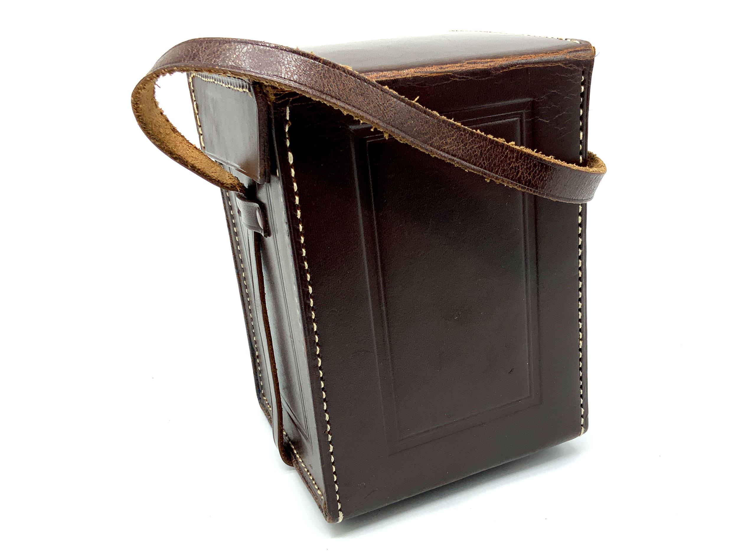 Voigtländer Superbe sac prêt, cuir marron, étui TLR, sac appareil photo