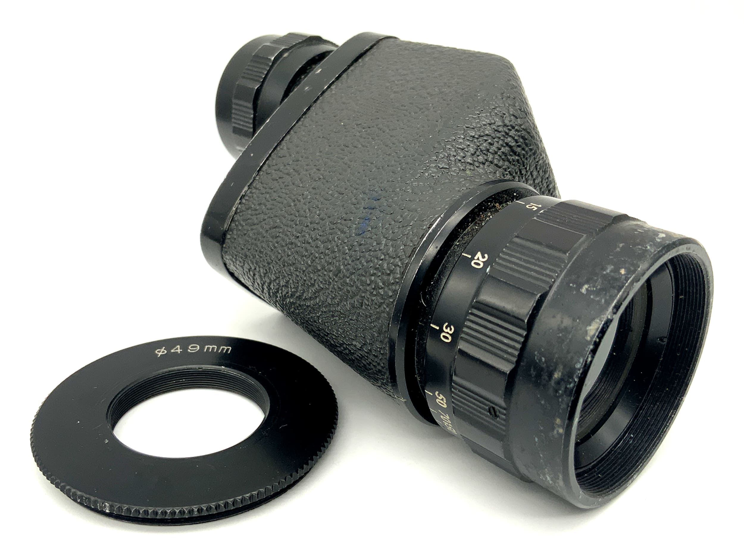Jumelles monoculaires Universa 7x30 avec adaptateur d'objectif de 49 mm et prisme en verre