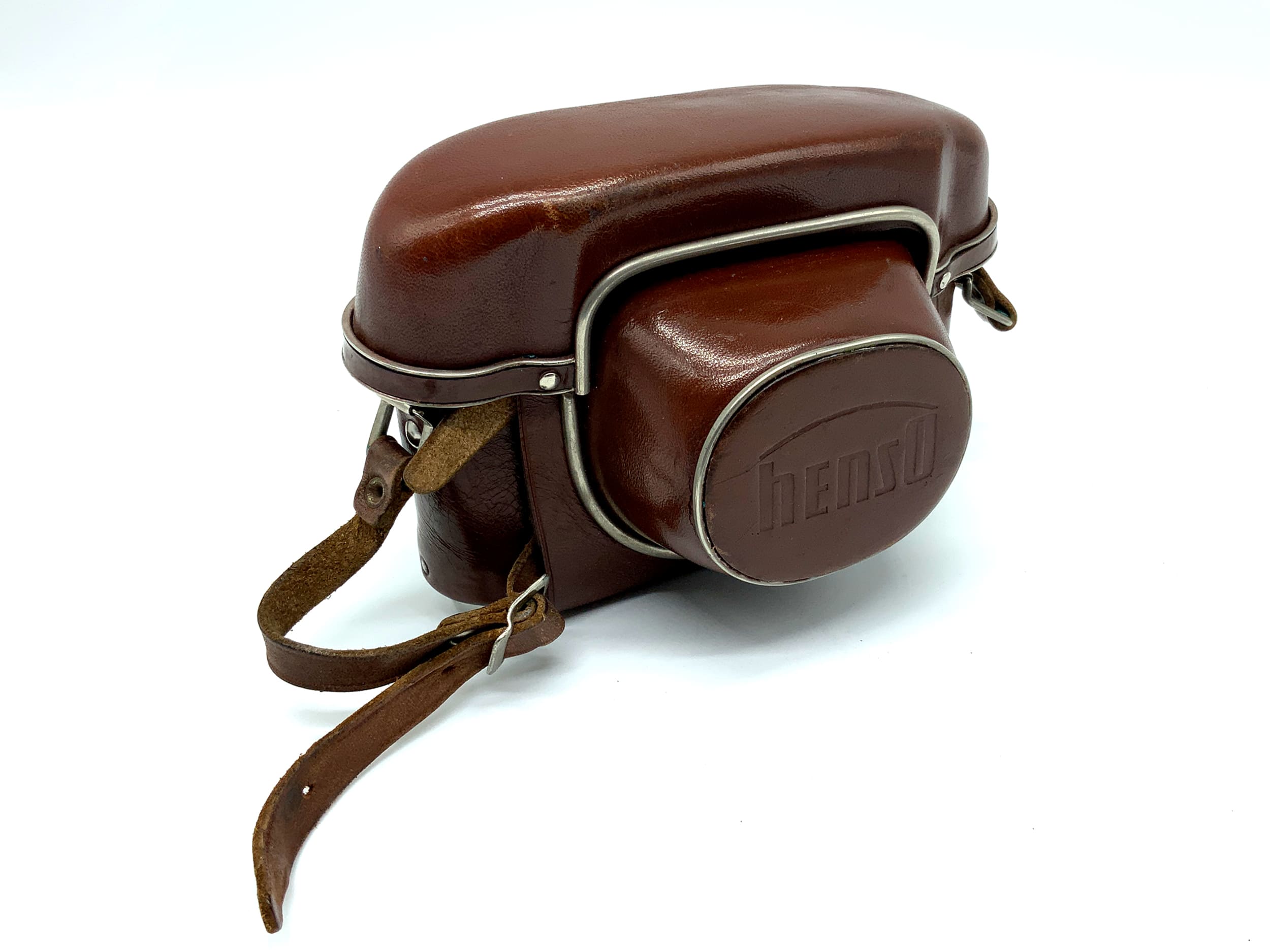 Sac pour appareil photo Hensoldt Henso Reporter Ready Bag, étui en cuir marron