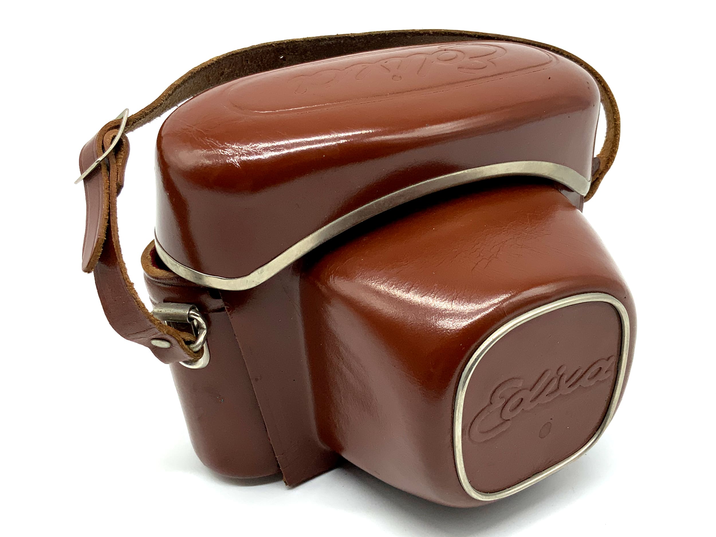 Sac Wirgin Edixa-Mat Reflex CL Ready, étui en cuir marron