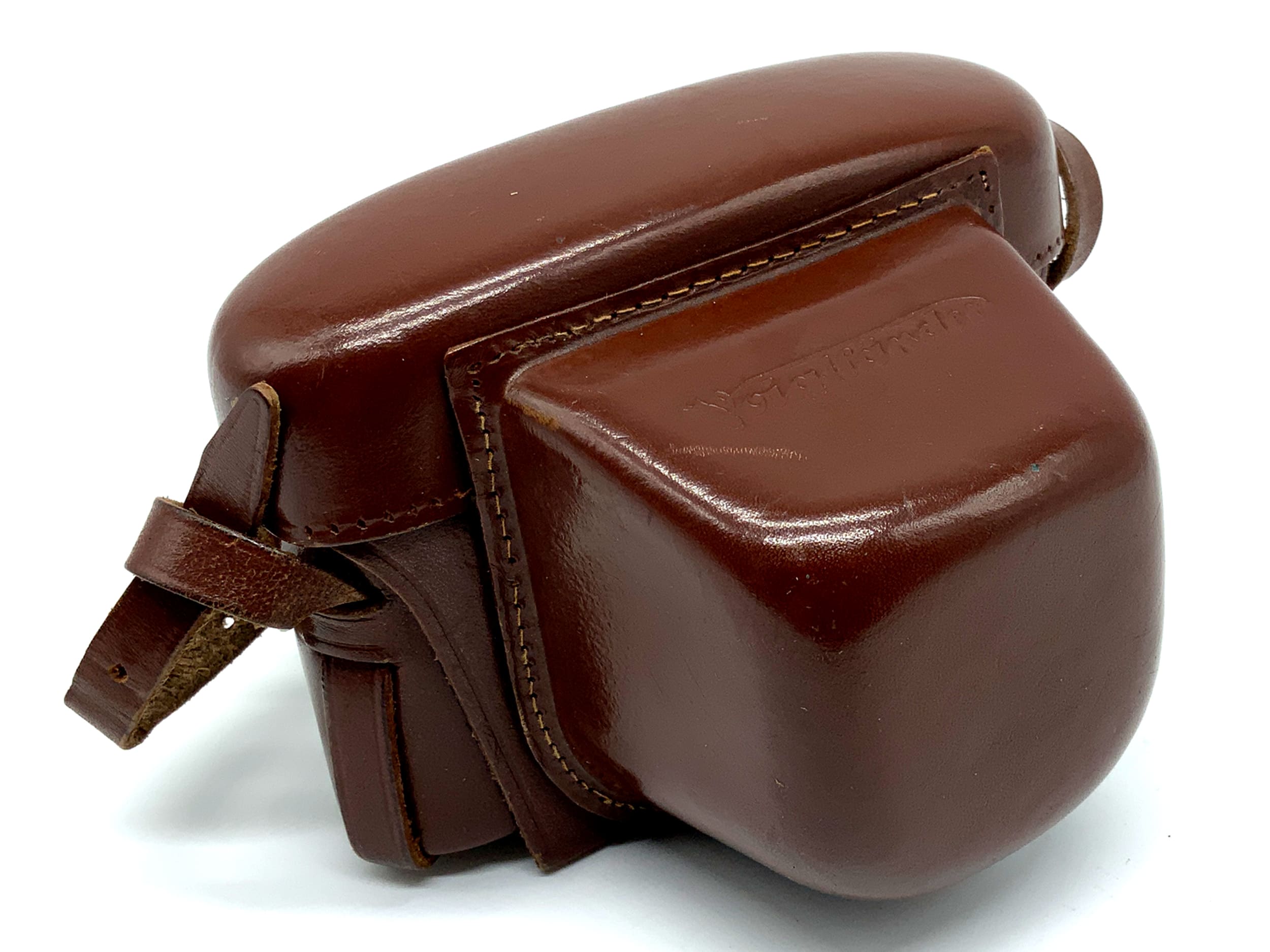 Voigtländer Prominent 124 Ready Case Brown Leather Case Camera Bag