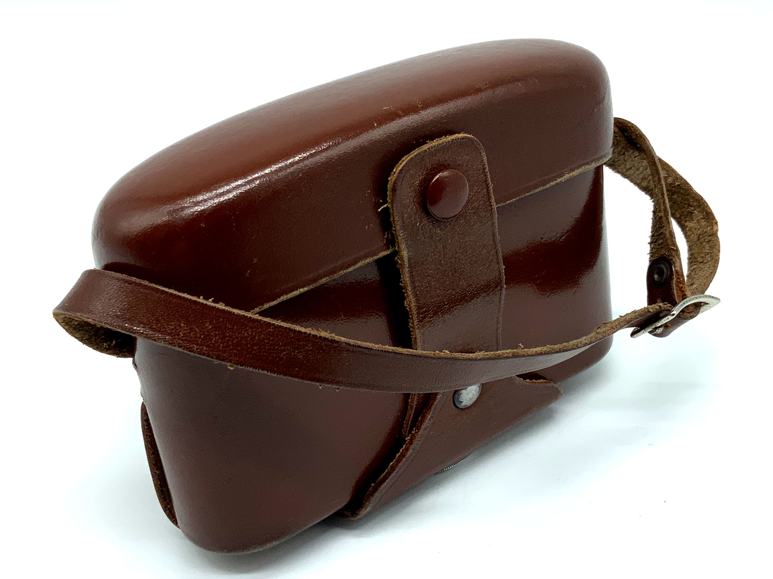 Voigtländer Prominent 124 Ready Case Brown Leather Case Camera Bag