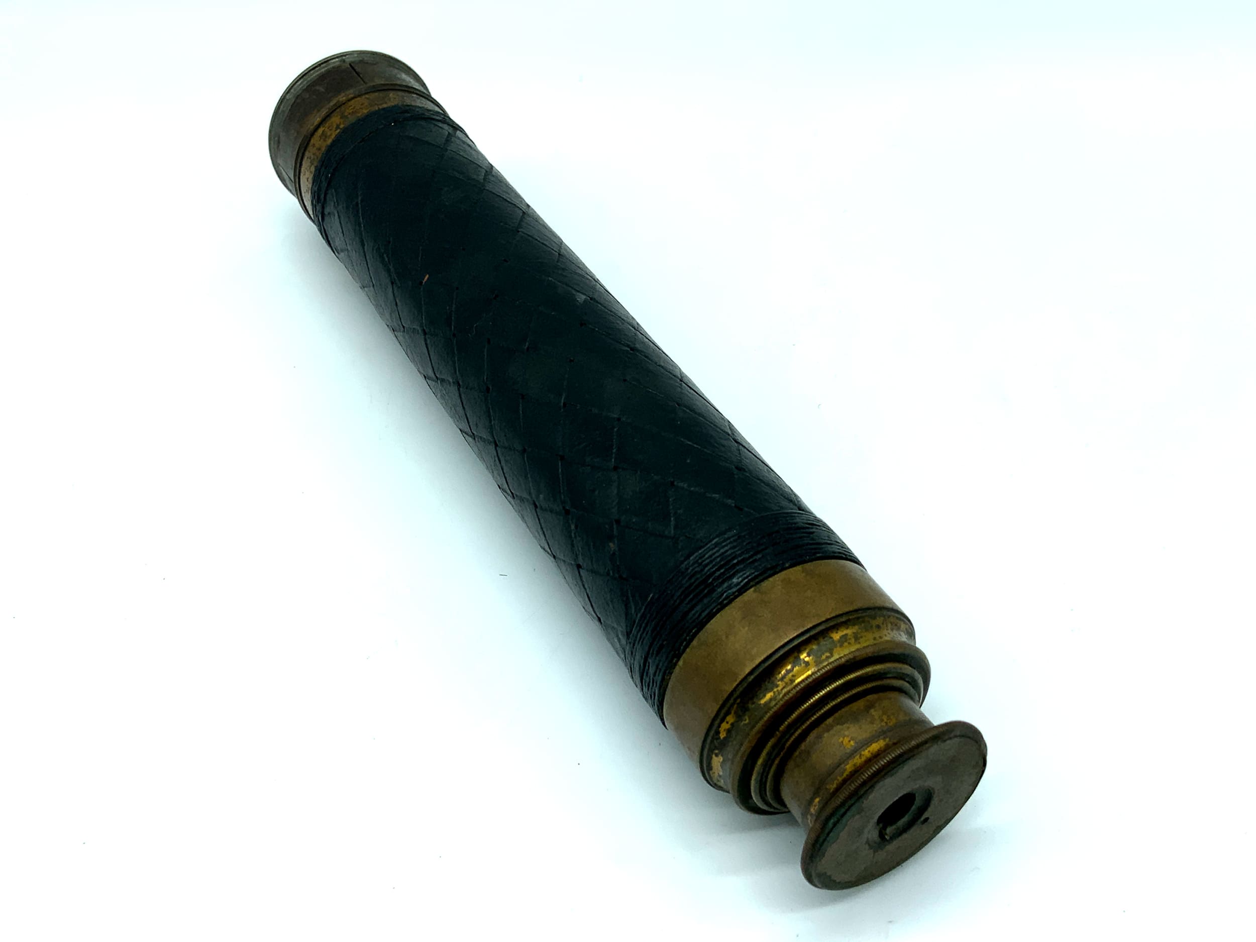 télescope, jumelles et monoculaire en laiton ancien