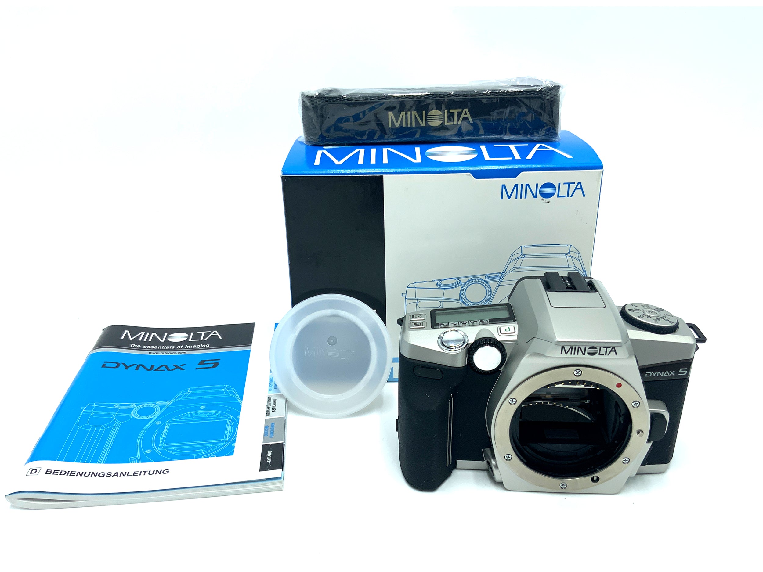 Minolta Dynax 5 SLR in OVP 35mm SLR analog Body (Minolta AF/Sony A)