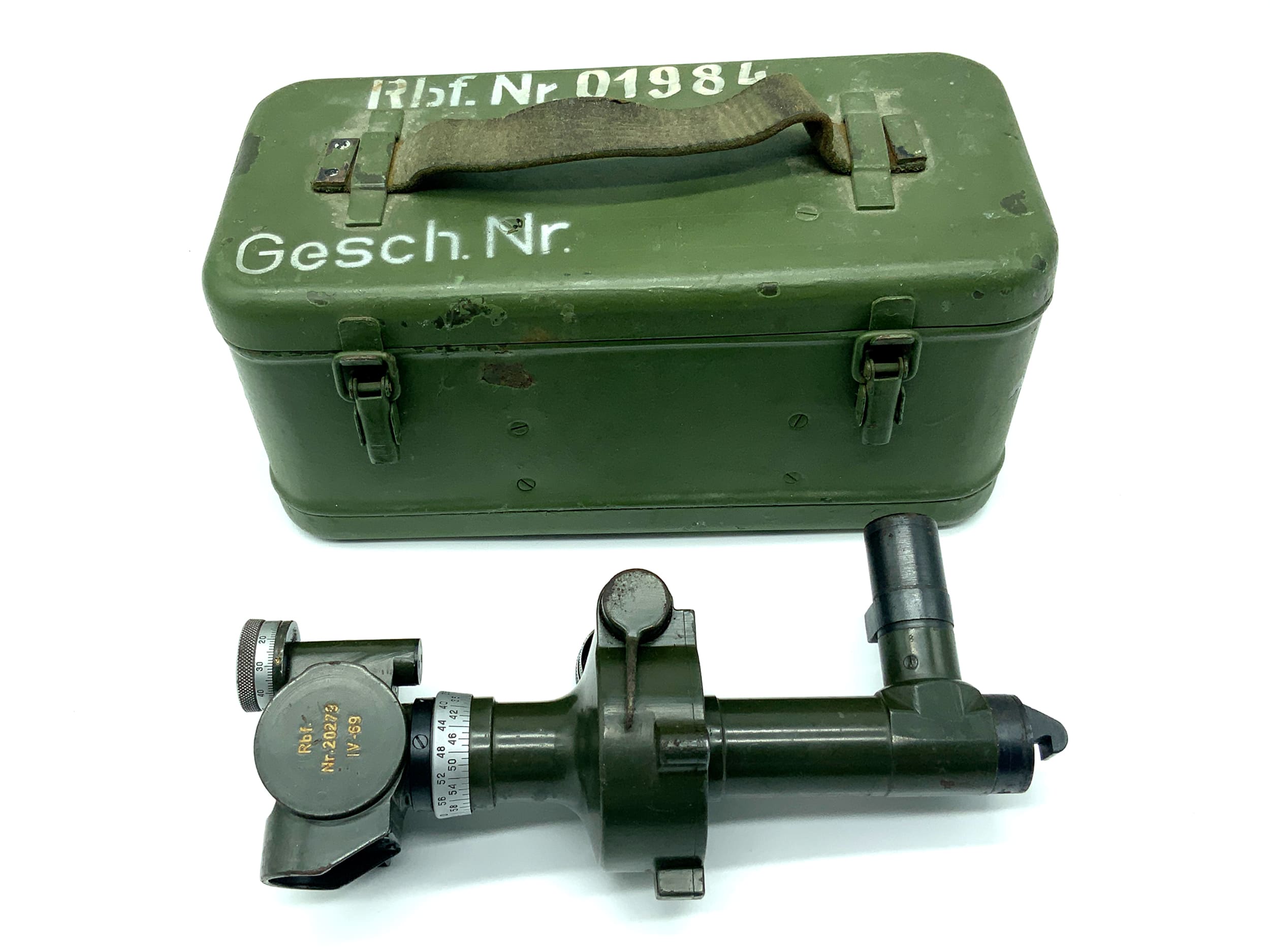 Télescope panoramique du Reich allemand « Cœur », jumelles PG, artillerie de la Seconde Guerre mondiale, flak 2WK