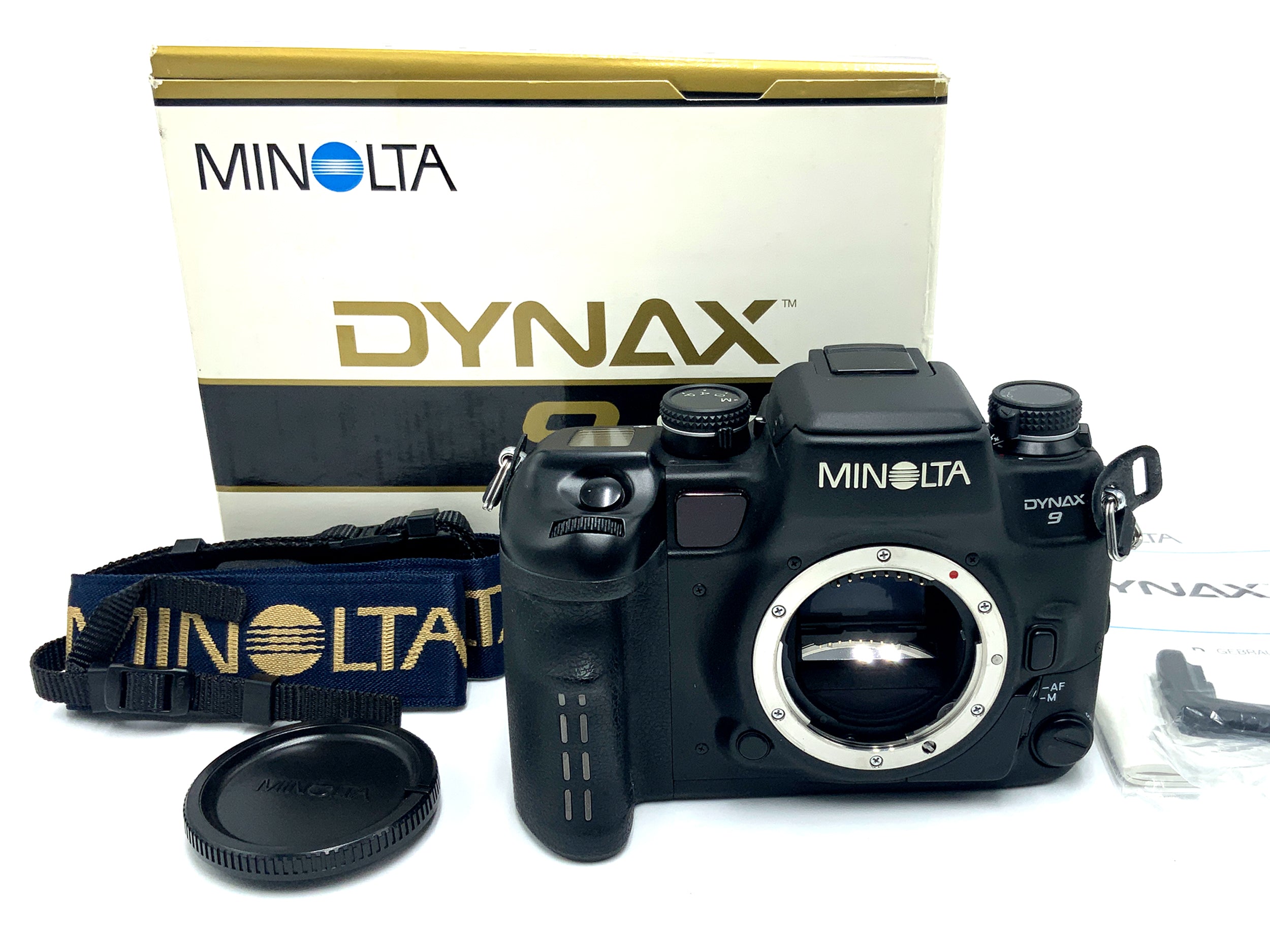 Minolta Dynax 9 SLR in OVP 35mm SLR analog Body (Minolta AF/Sony A)