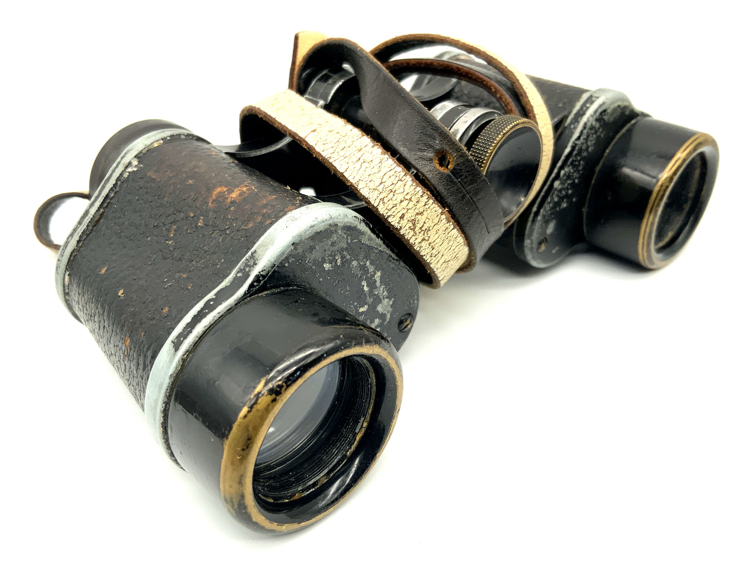 Jumelles Carl Zeiss Jena Marineglas 6x, jumelles de service de la Première Guerre mondiale, lentille à prisme