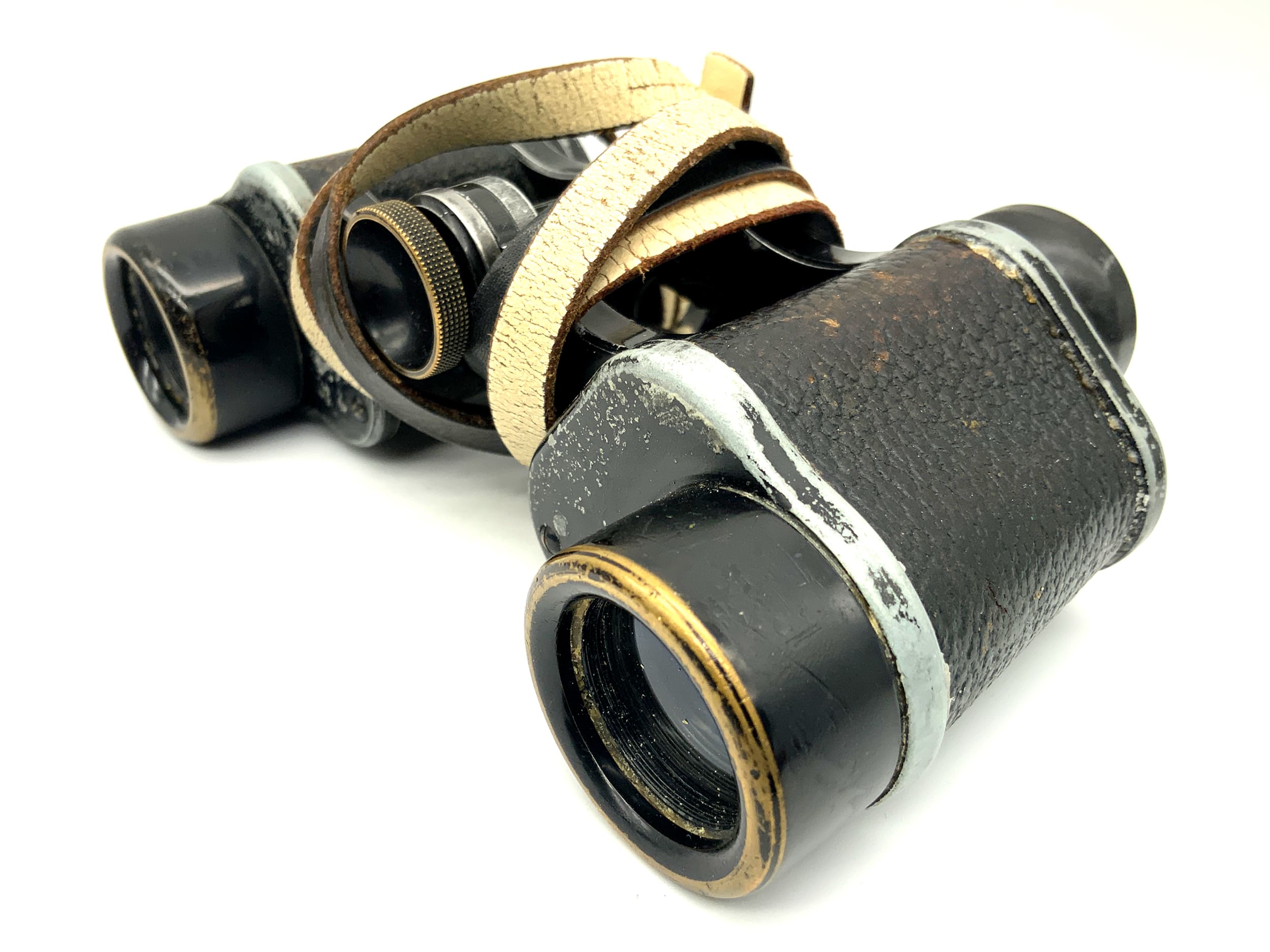 Jumelles Carl Zeiss Jena Marineglas 6x, jumelles de service de la Première Guerre mondiale, lentille à prisme