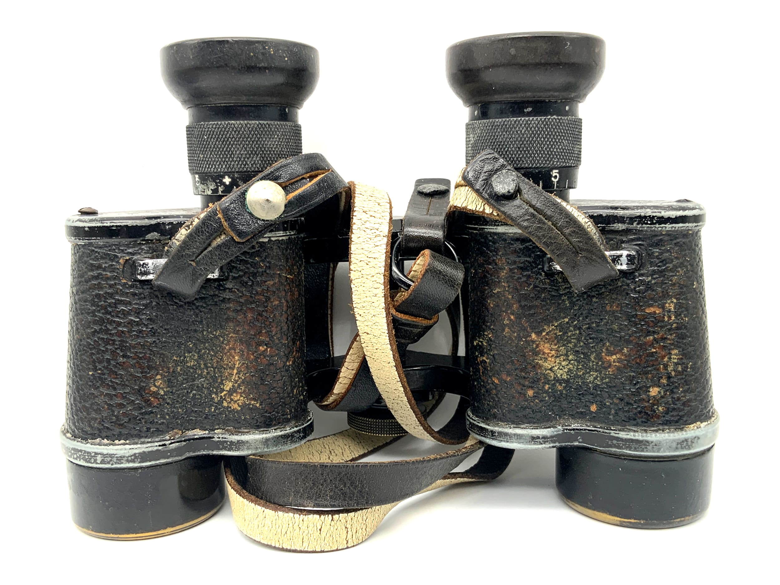 Jumelles Carl Zeiss Jena Marineglas 6x, jumelles de service de la Première Guerre mondiale, lentille à prisme