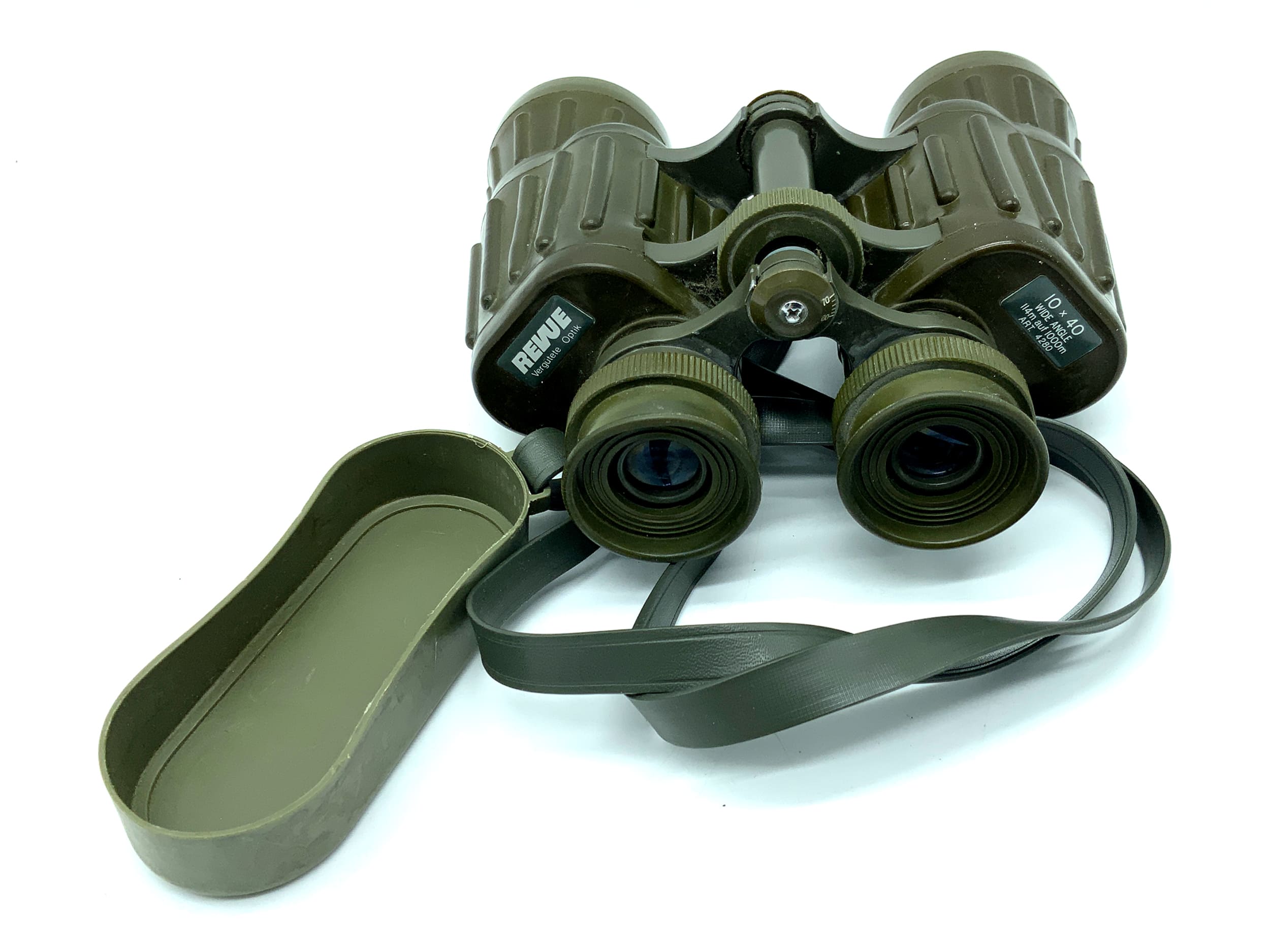 Revue wide angle 10x40 binoculars 114m/1000m prism binoculars