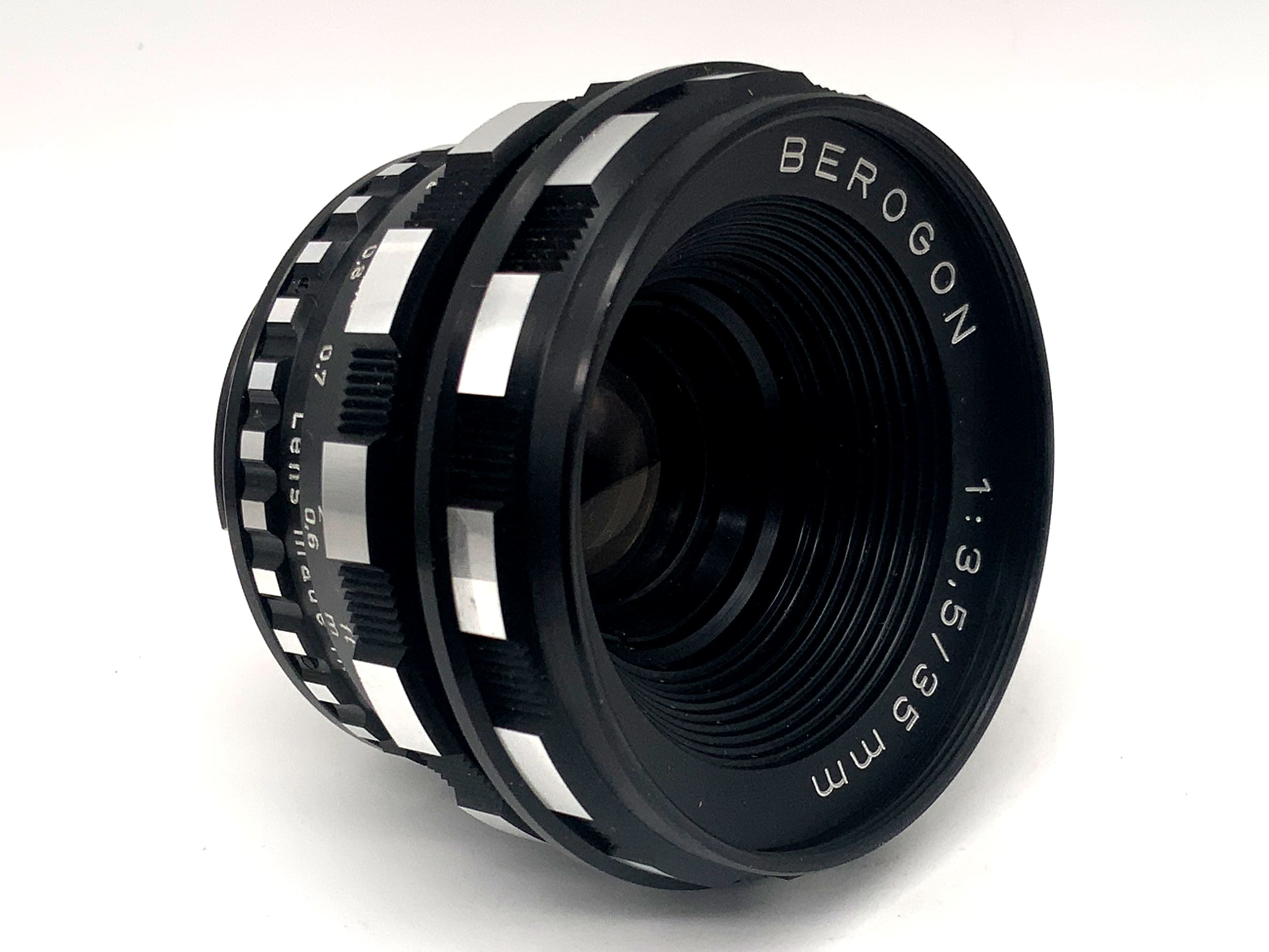 Berogon 35mm 1:3.5 Lens Zebra Prime Lens (Exa)