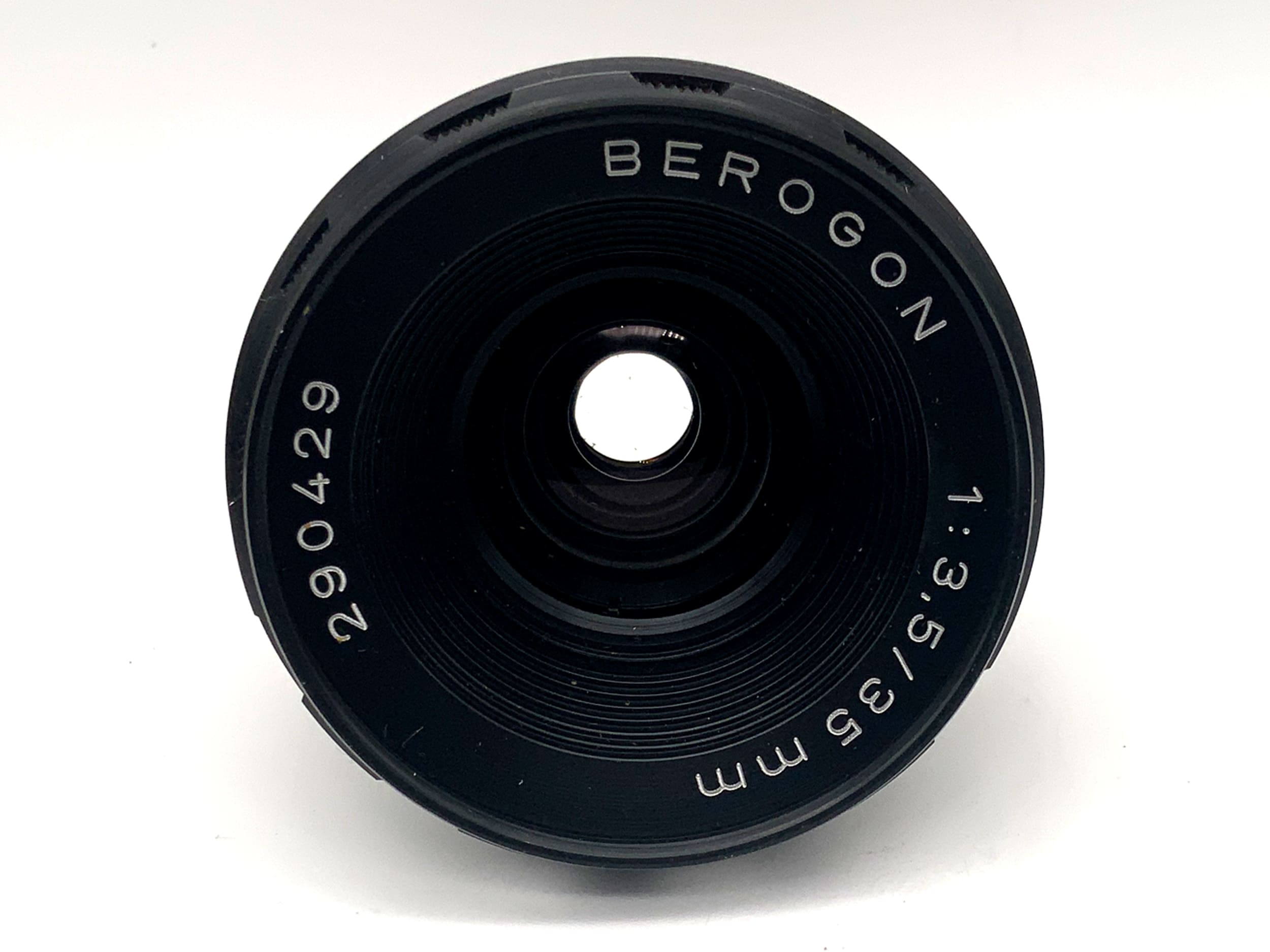 Berogon 35mm 1:3.5 Lens Zebra Prime Lens (Exa)
