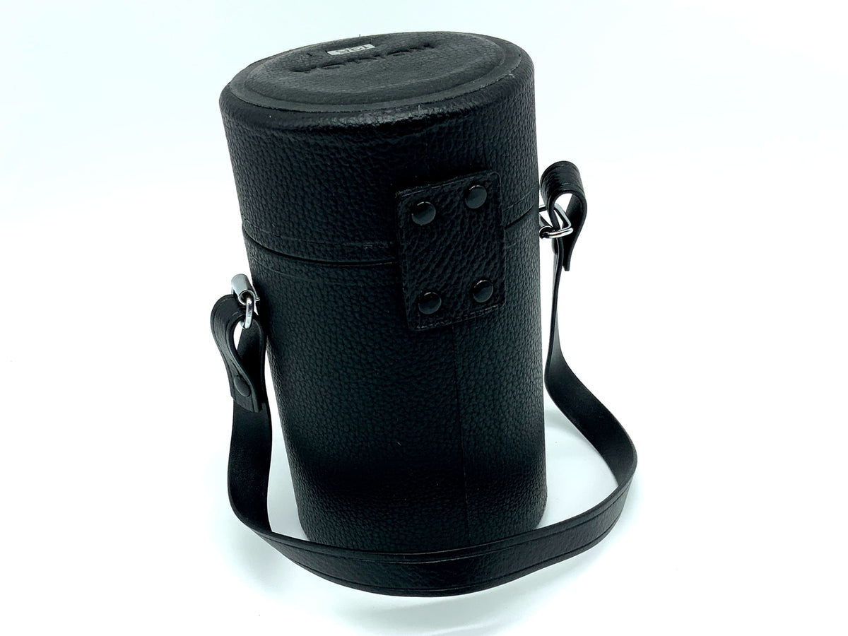 Étui rigide noir pour objectif Konica 135