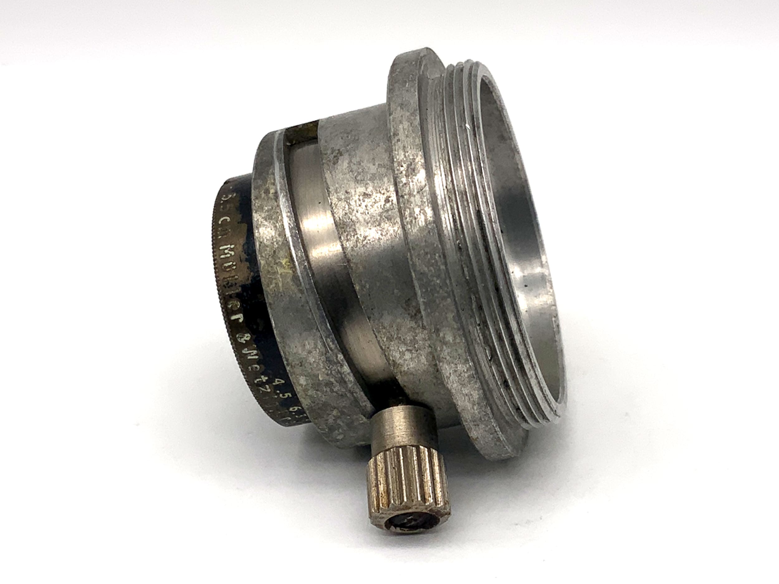 Objectif agrandisseur Müller&amp;Wetzig 5,5 cm 1:4,5 (filetage 39 mm)