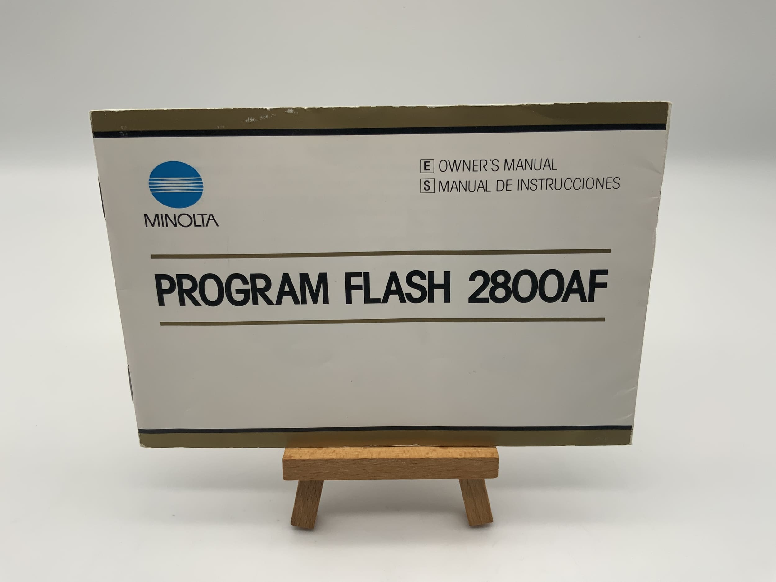 Minolta Program Flash 2800 AF User Manual - English