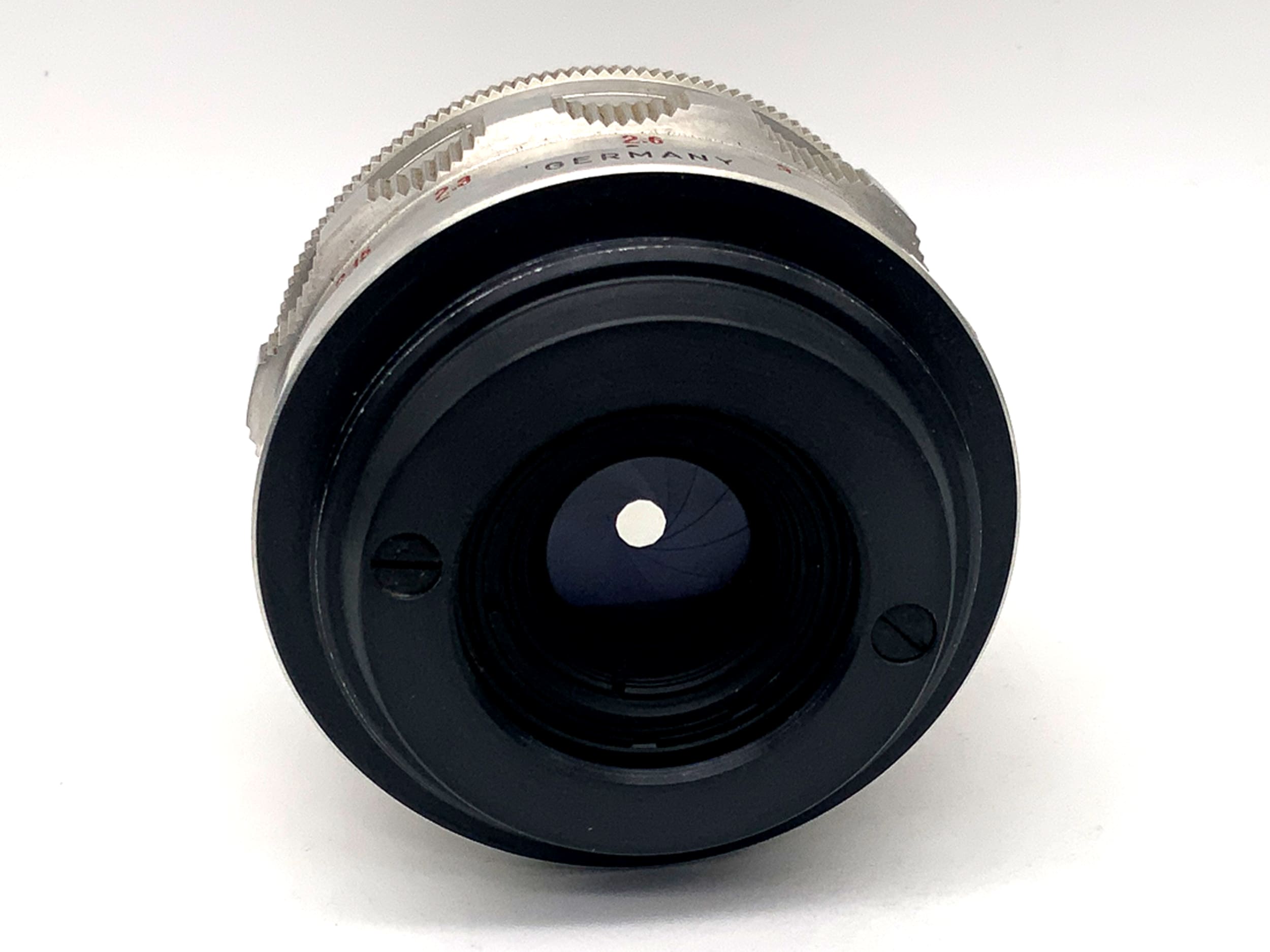 Carl Zeiss 50mm 1:3.5 lens Tessar Q1 14 Blades compact red T (M42)