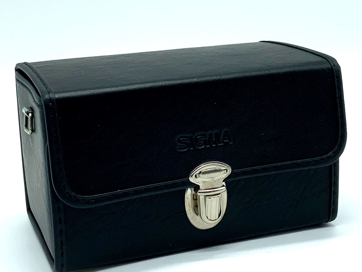 Étui rigide en cuir noir pour Sigma HC-5, compatible avec l'objectif macro DL Zoom 75-300 mm f/4-5,6.