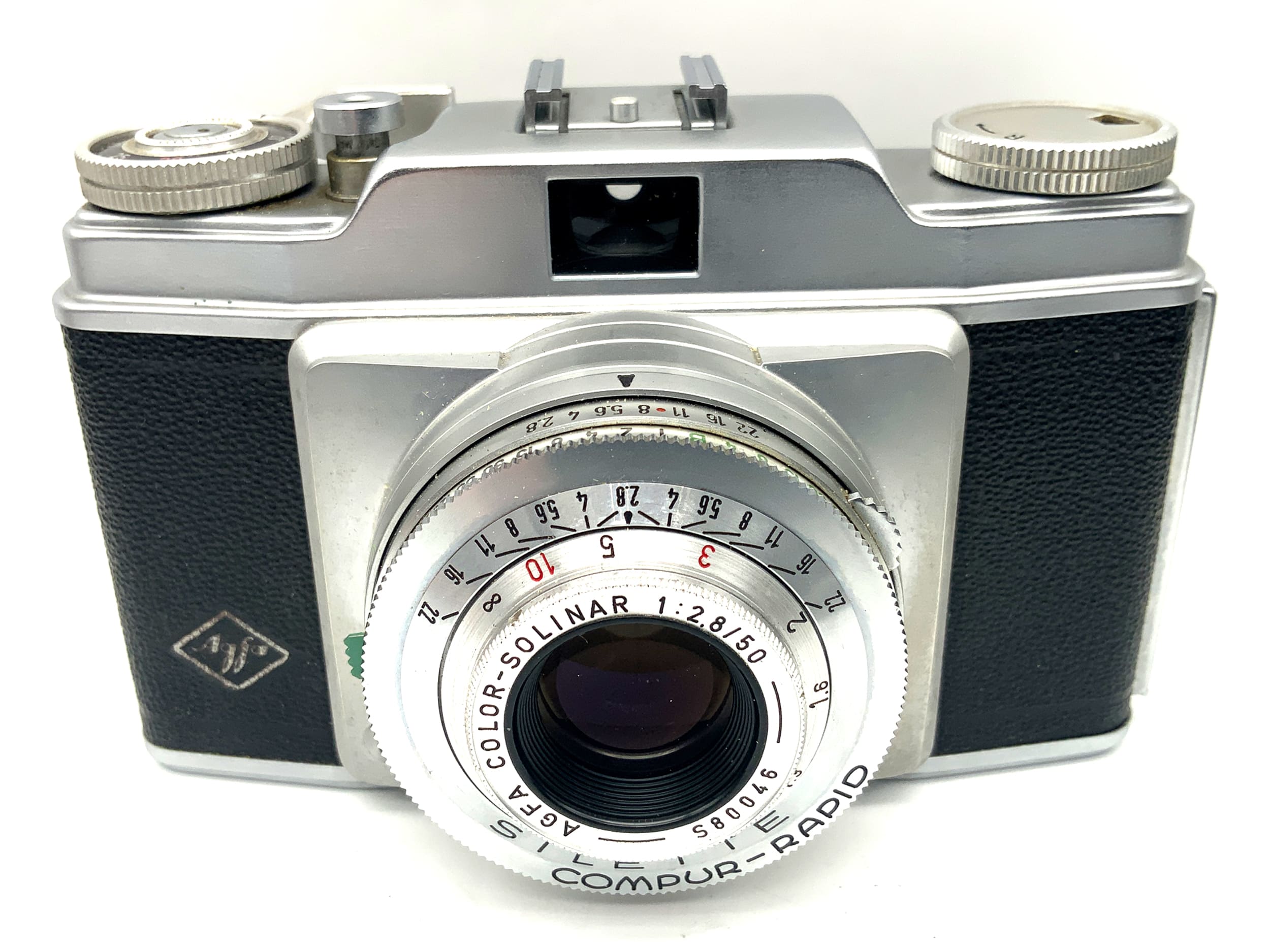 Agfa Silette Sucherkamera mit Color-Solinar 2.8/50mm Kompaktkamera Analogkamera