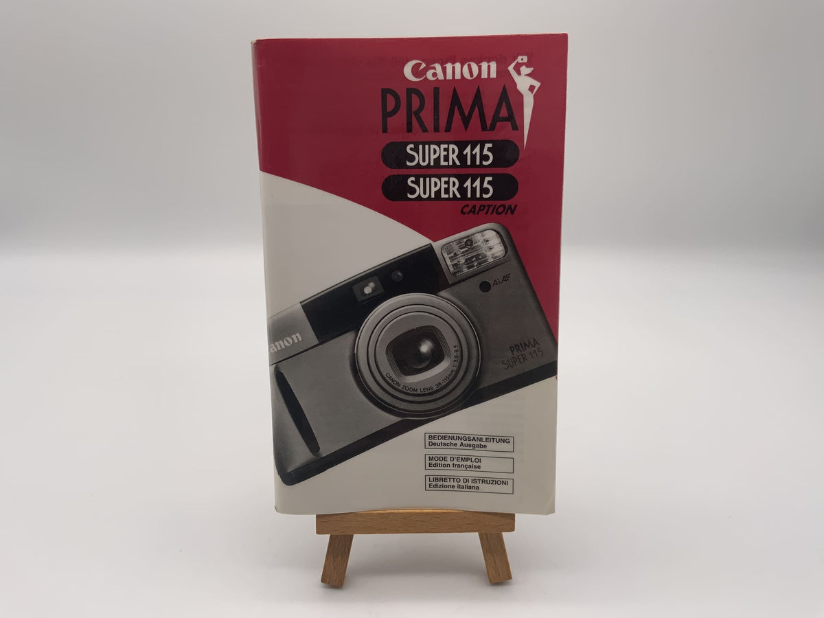 Canon Prima Super 115 User Manual