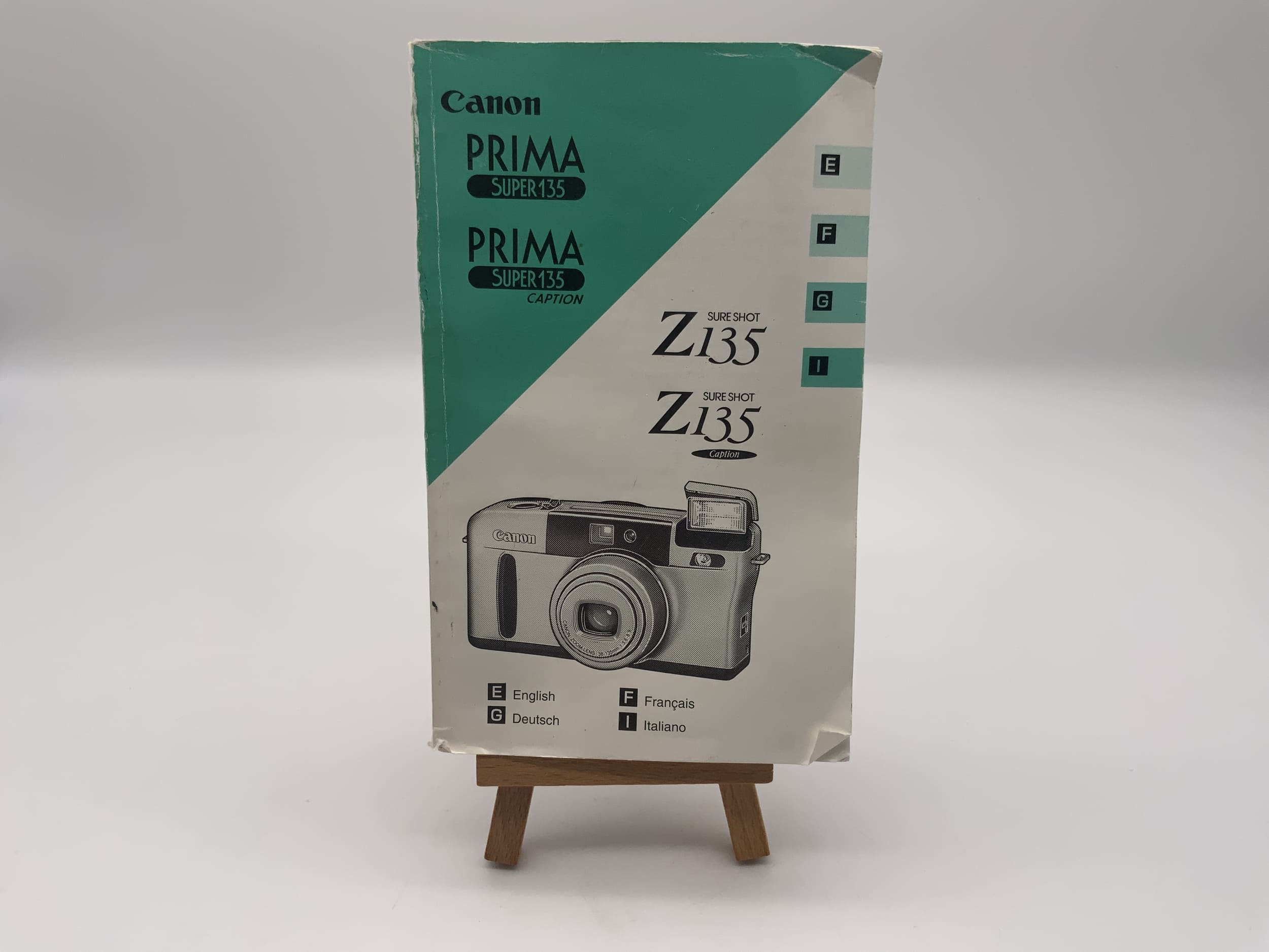 Manuel d'utilisation Canon Prima Super 135 Sure Shot Z135