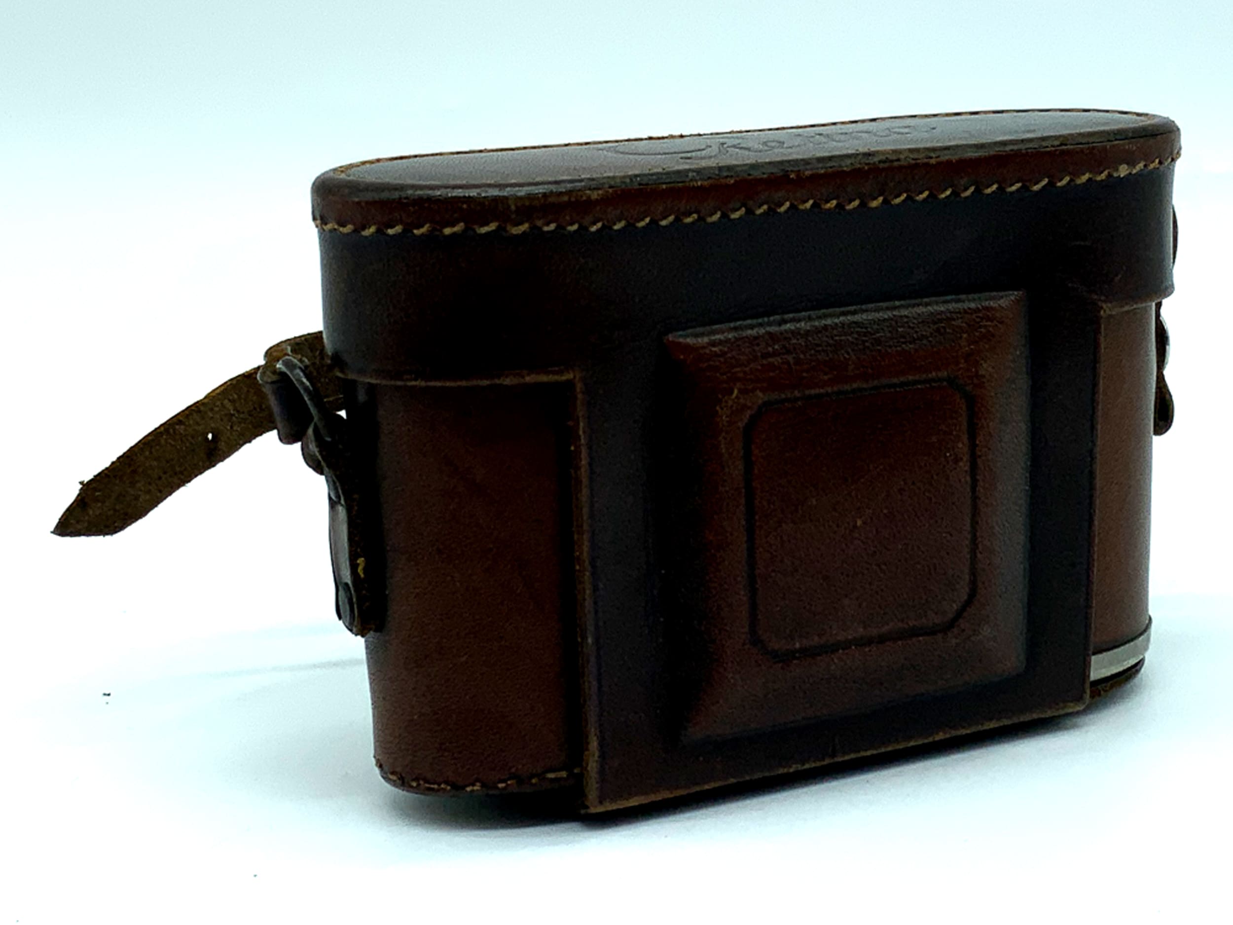 Étui Kodak Retina I Ready, étui en cuir marron, sac pour appareil photo