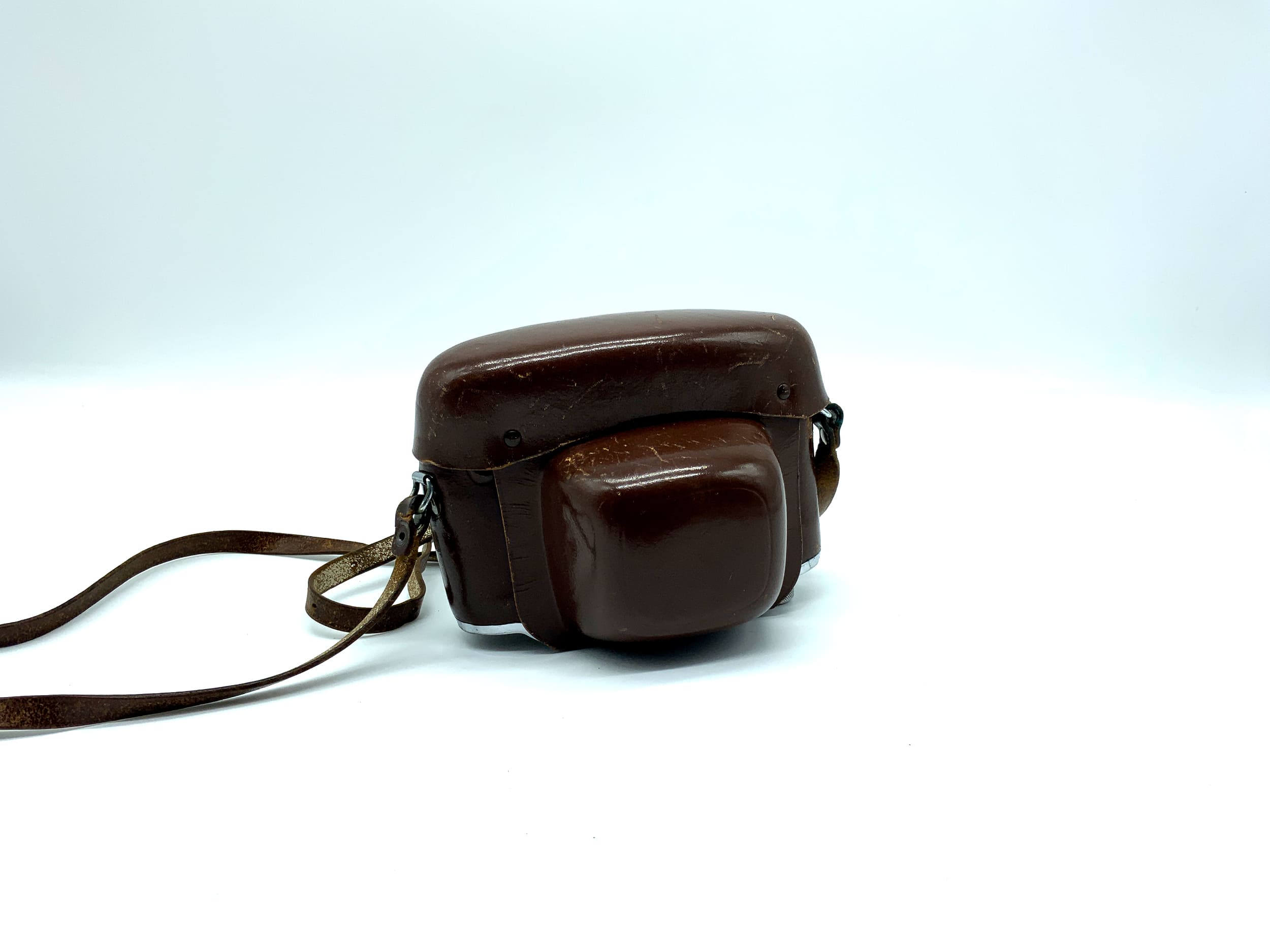Étui pour appareil photo Kodak Retina Reflex IV Ready, étui en cuir marron, sac pour appareil photo