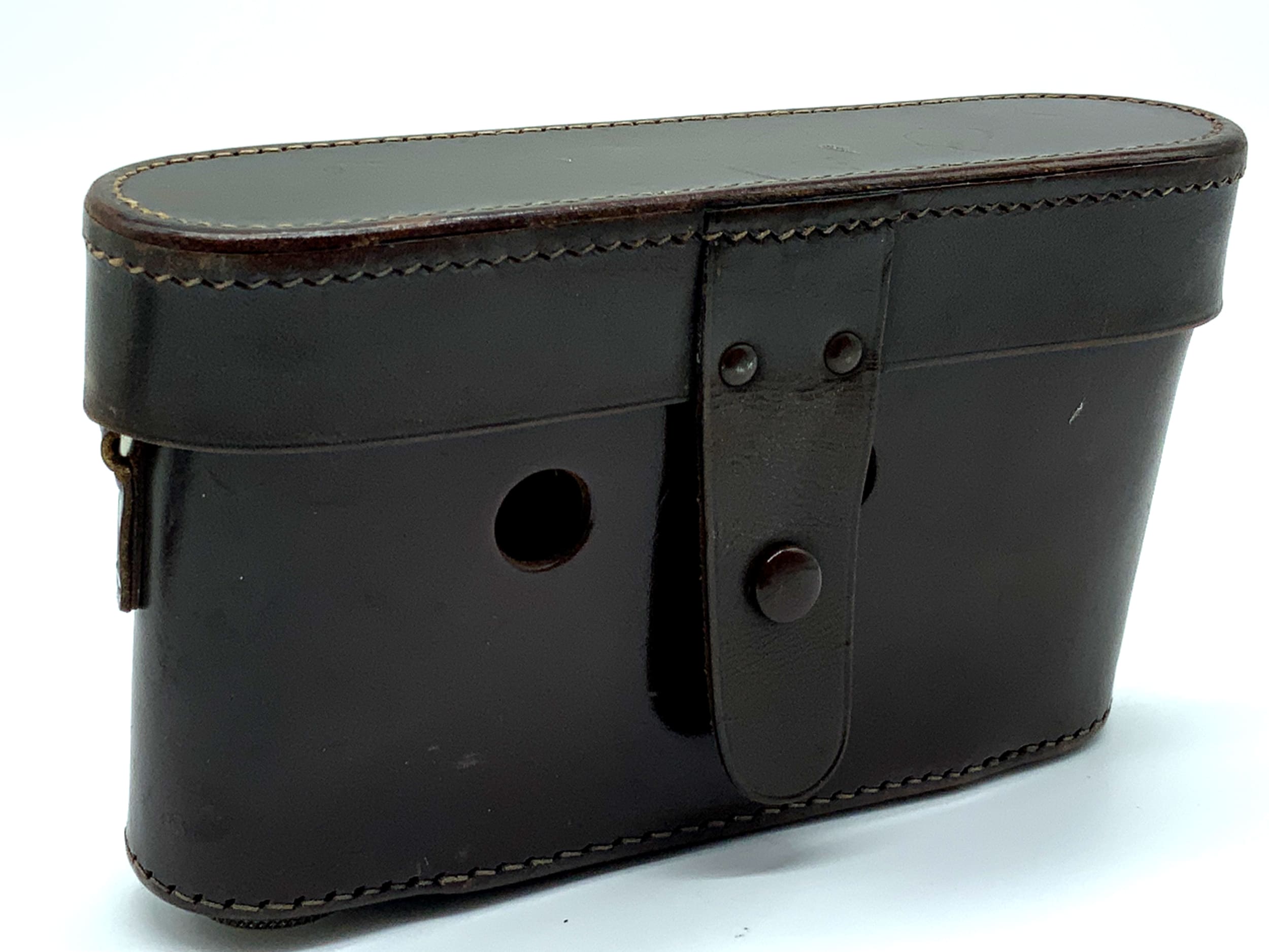 Sac prêt Voigtländer Bessa, étui en cuir marron, sac photo