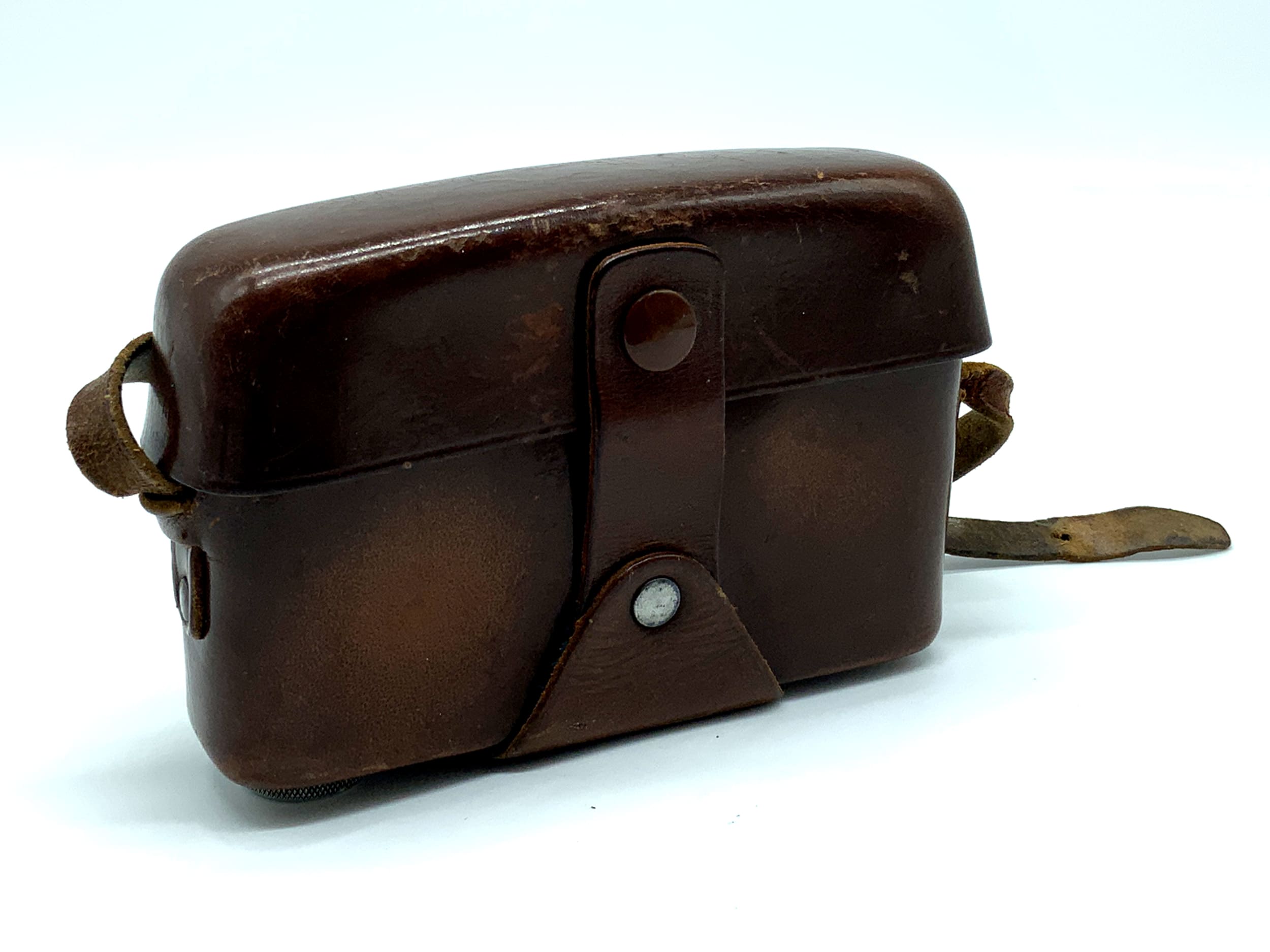 Sac prêt Voigtländer Vintessa L, étui en cuir marron, sac photo